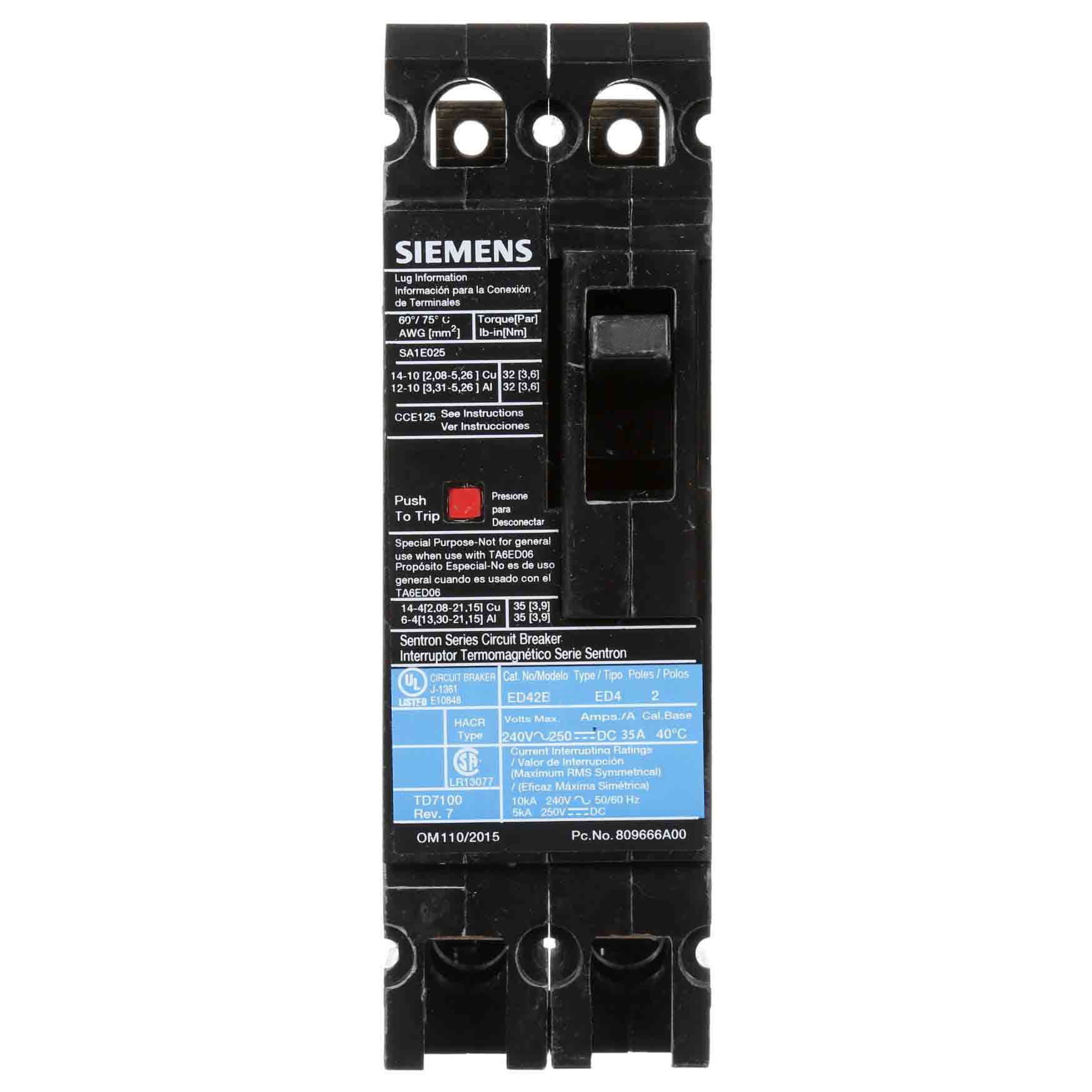 ED42B030 - Siemens - Molded Case Circuit Breaker