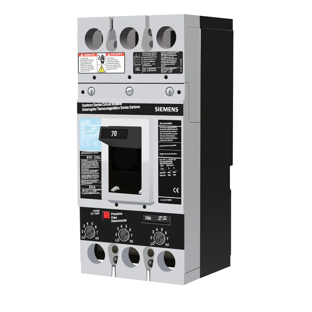 FXD63B070 - Siemens - Molded Case Circuit Breaker - Image 2