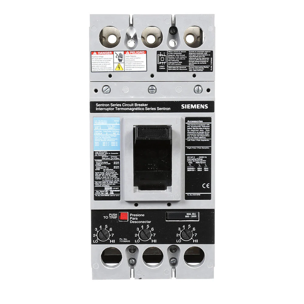 FXD63B110 - Siemens - Molded Case Circuit Breaker - Image 5