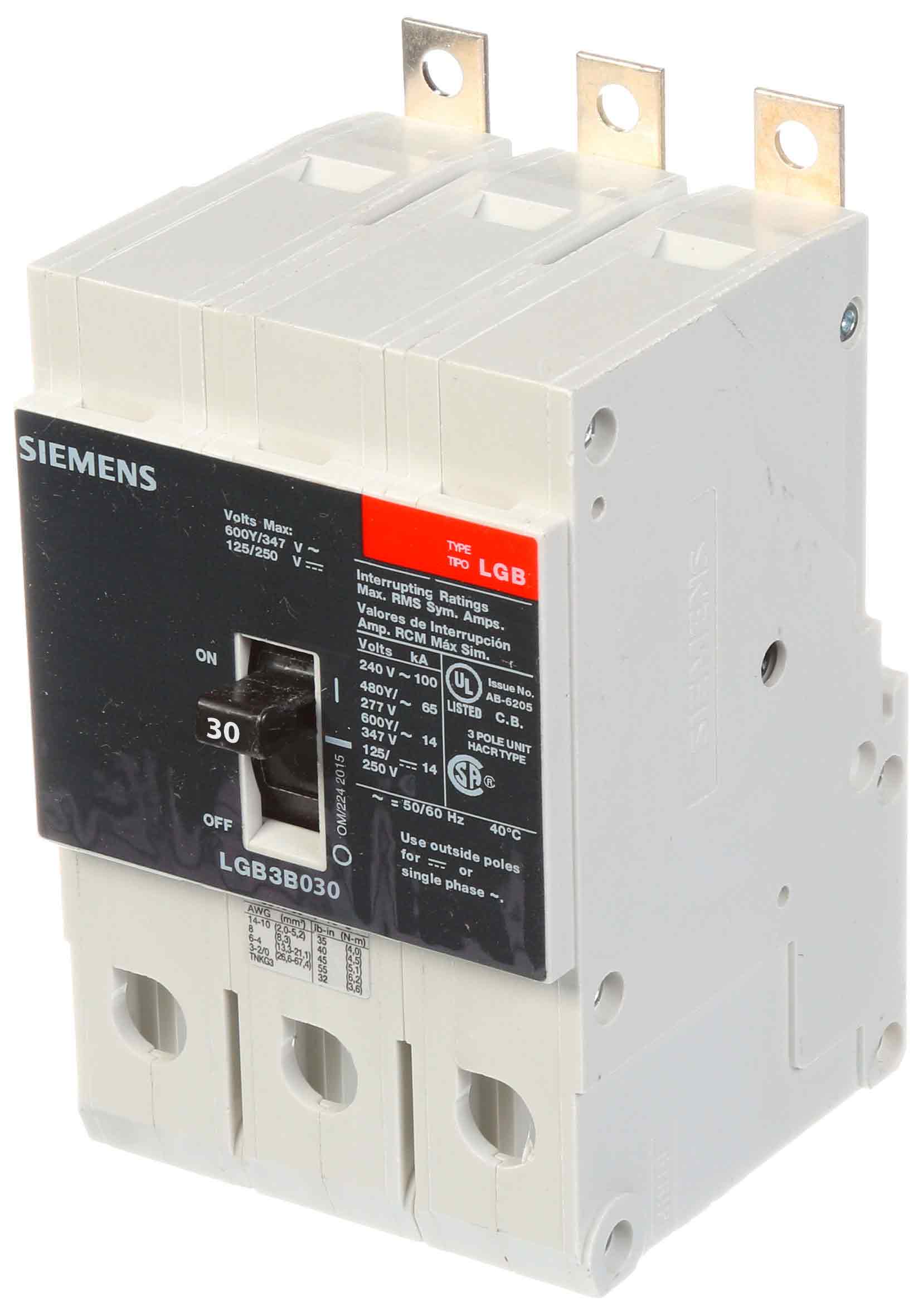LGB3B030B - Siemens - Molded Case Circuit Breaker - Image 6