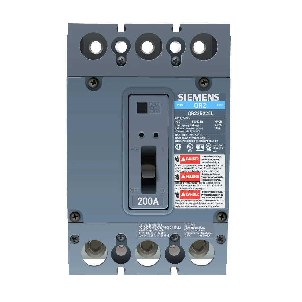 QR23B225L - Siemens - Molded Case Circuit Breaker
