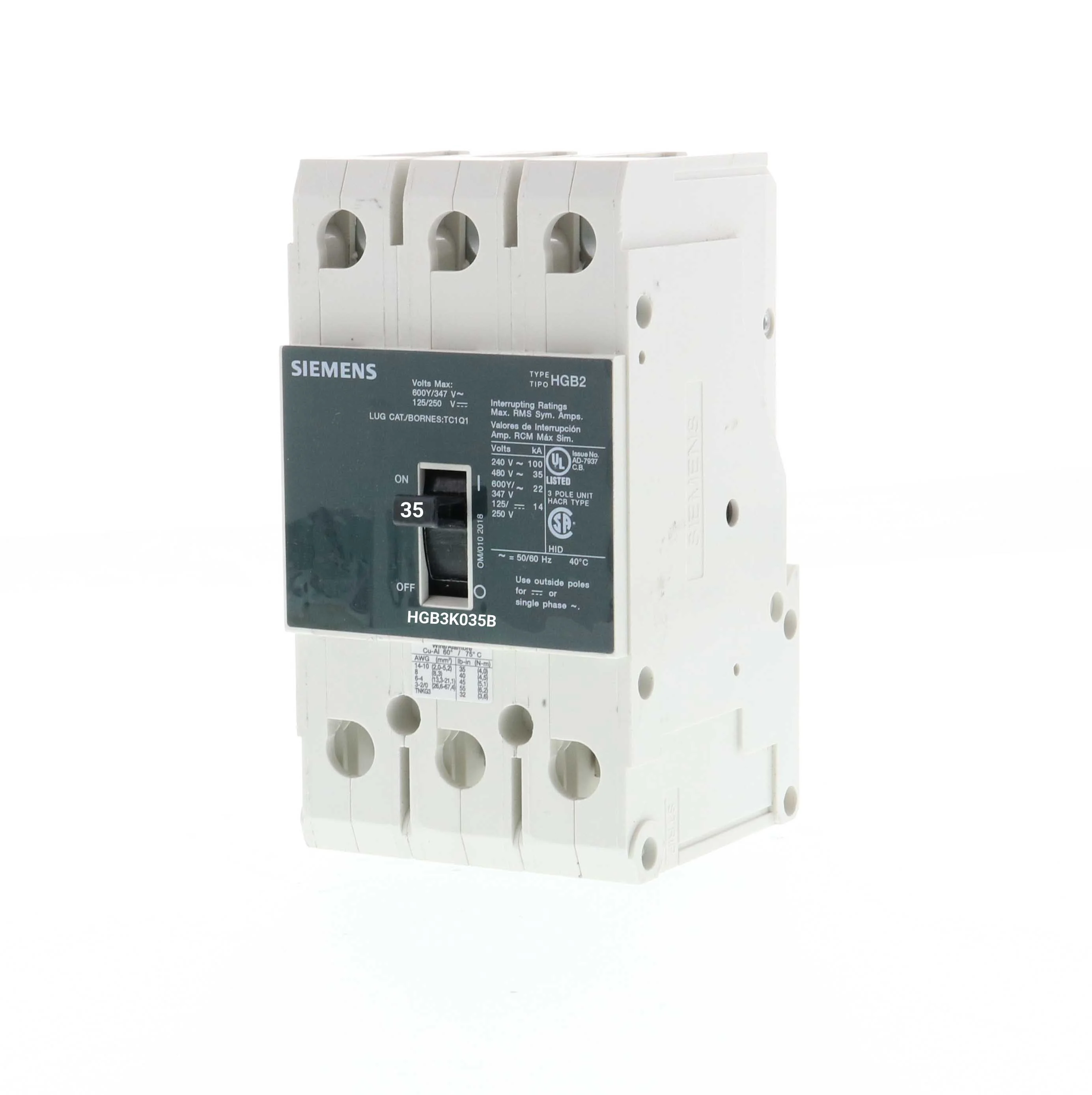 HGB3K035B - Siemens - Molded Case - Image 5