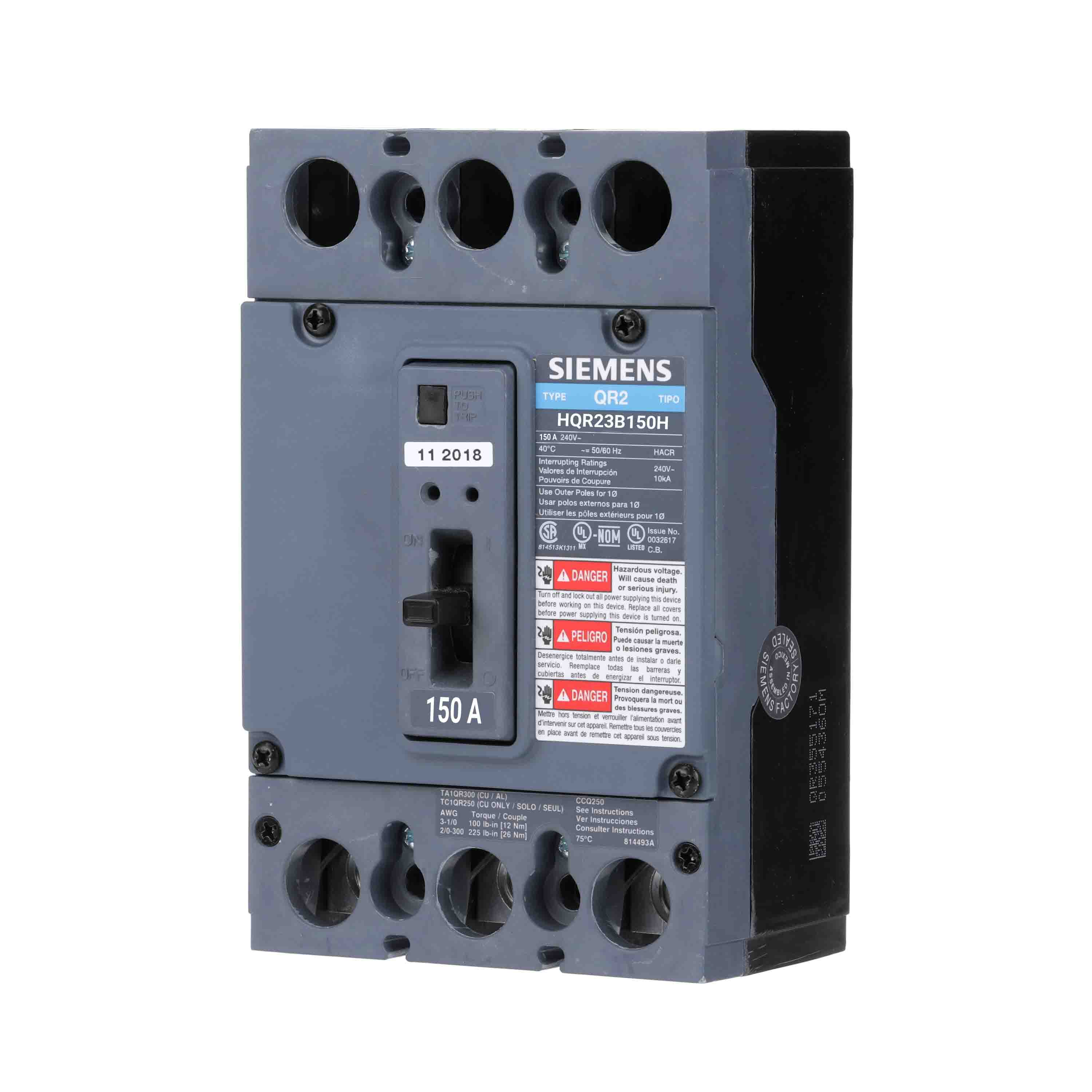 HQR23B150H - Siemens - Molded Case
