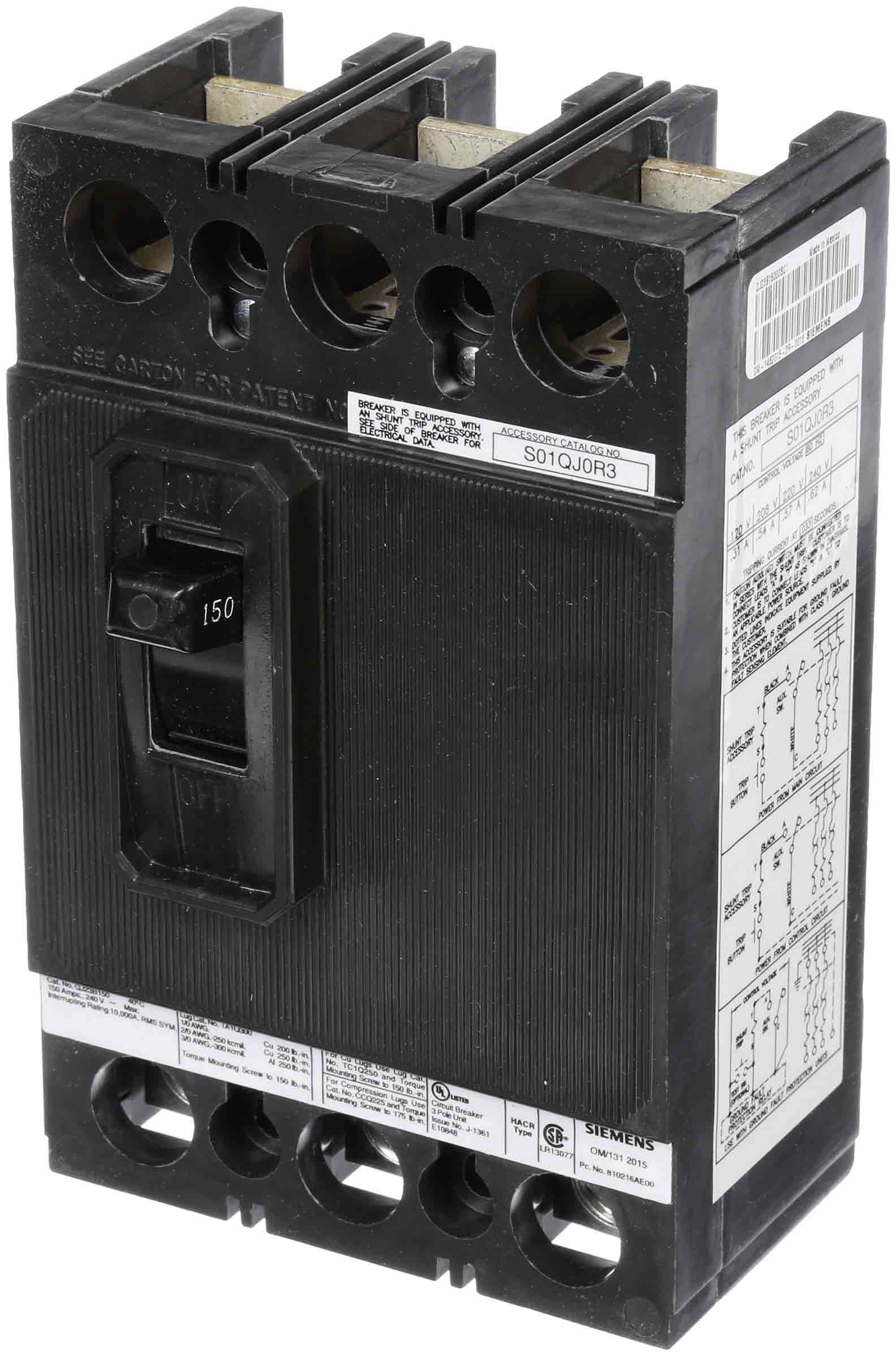 QJ23B15000S01 - Siemens - Molded Case