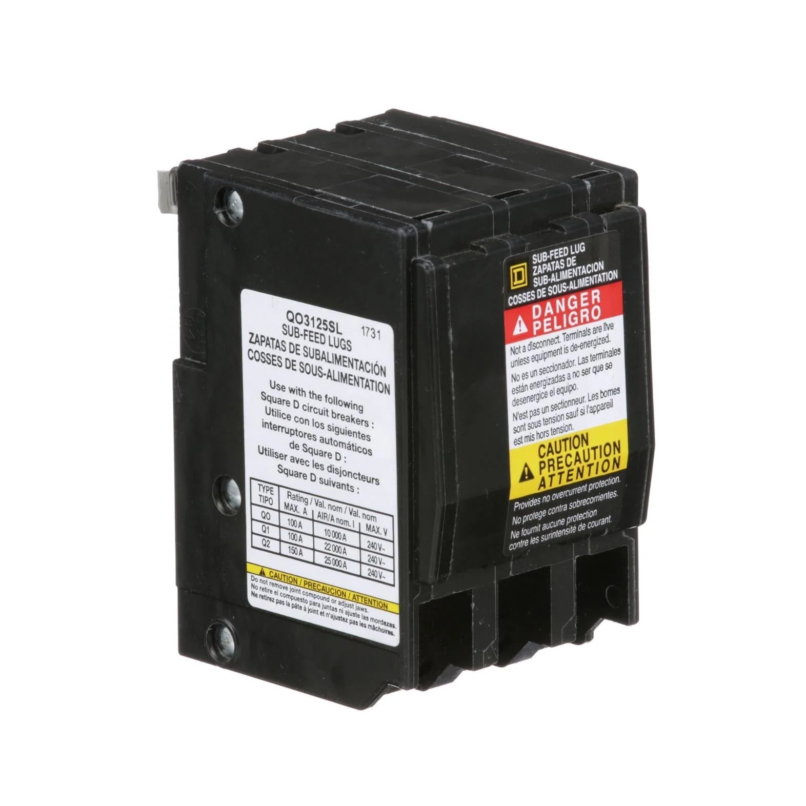 QO3125SL - Square D - Molded Case Circuit Breakers - Image 2