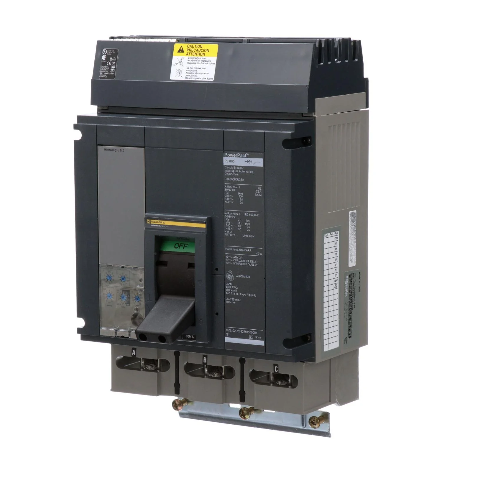 PJA36120U33A - Square D - Molded Case Circuit Breakers - Image 3