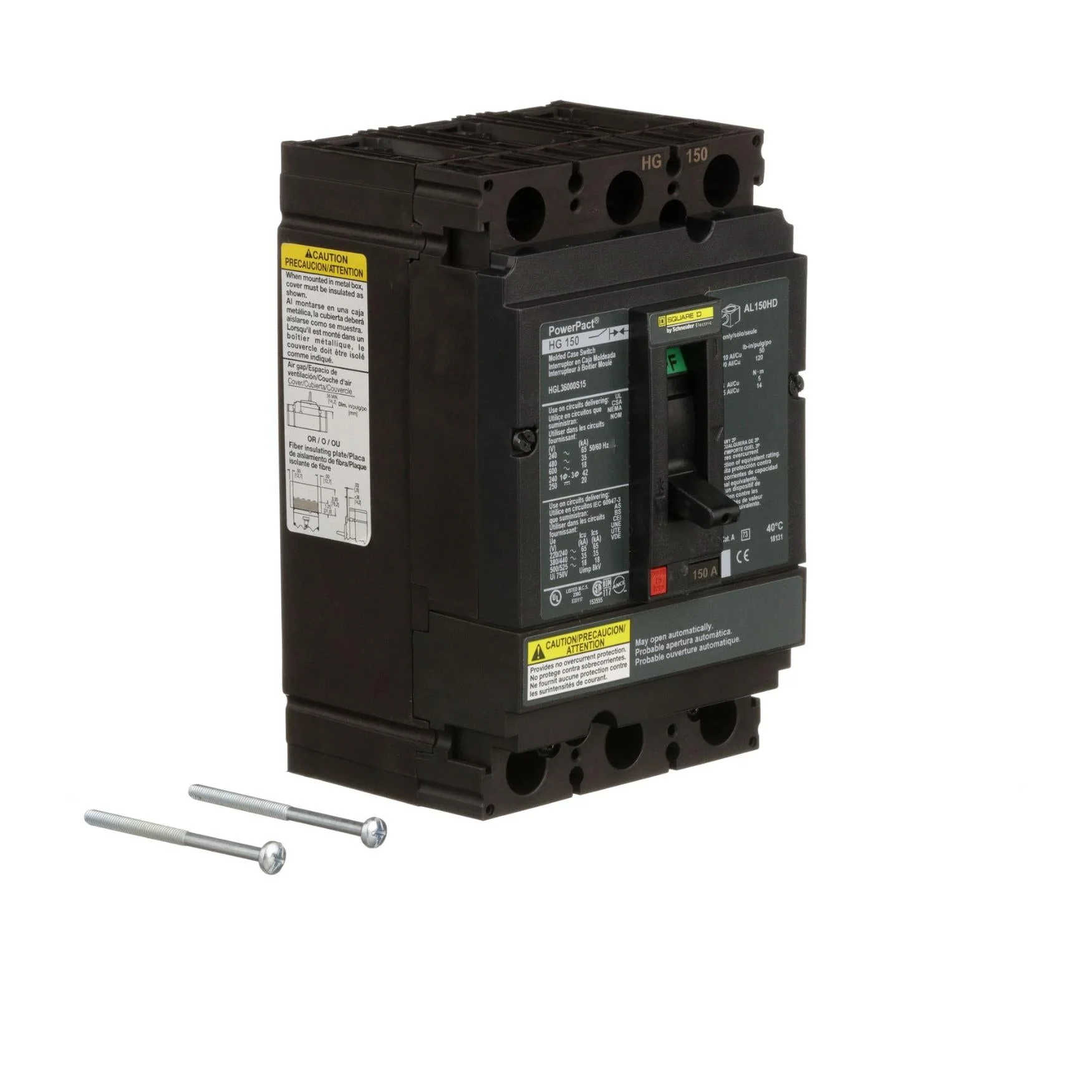 HGL36000S15 - Square D - Molded Case Circuit Breakers - Image 2