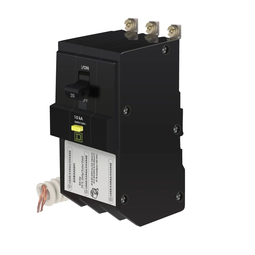 QOB320GFI - Square D - 20 Amp GFCI Breaker - Image 2