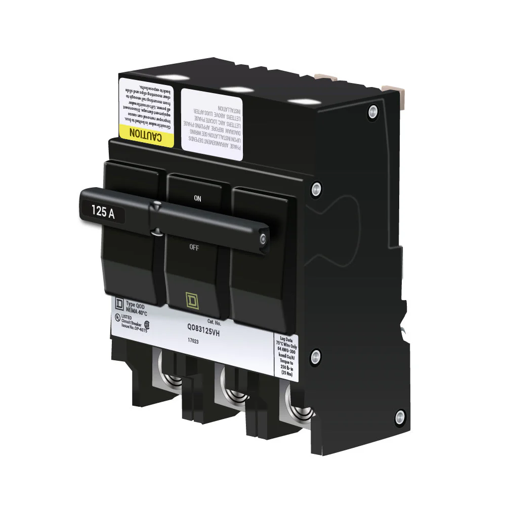 QOB3125VH - Square D - 22 kA Circuit Breaker - Image 4