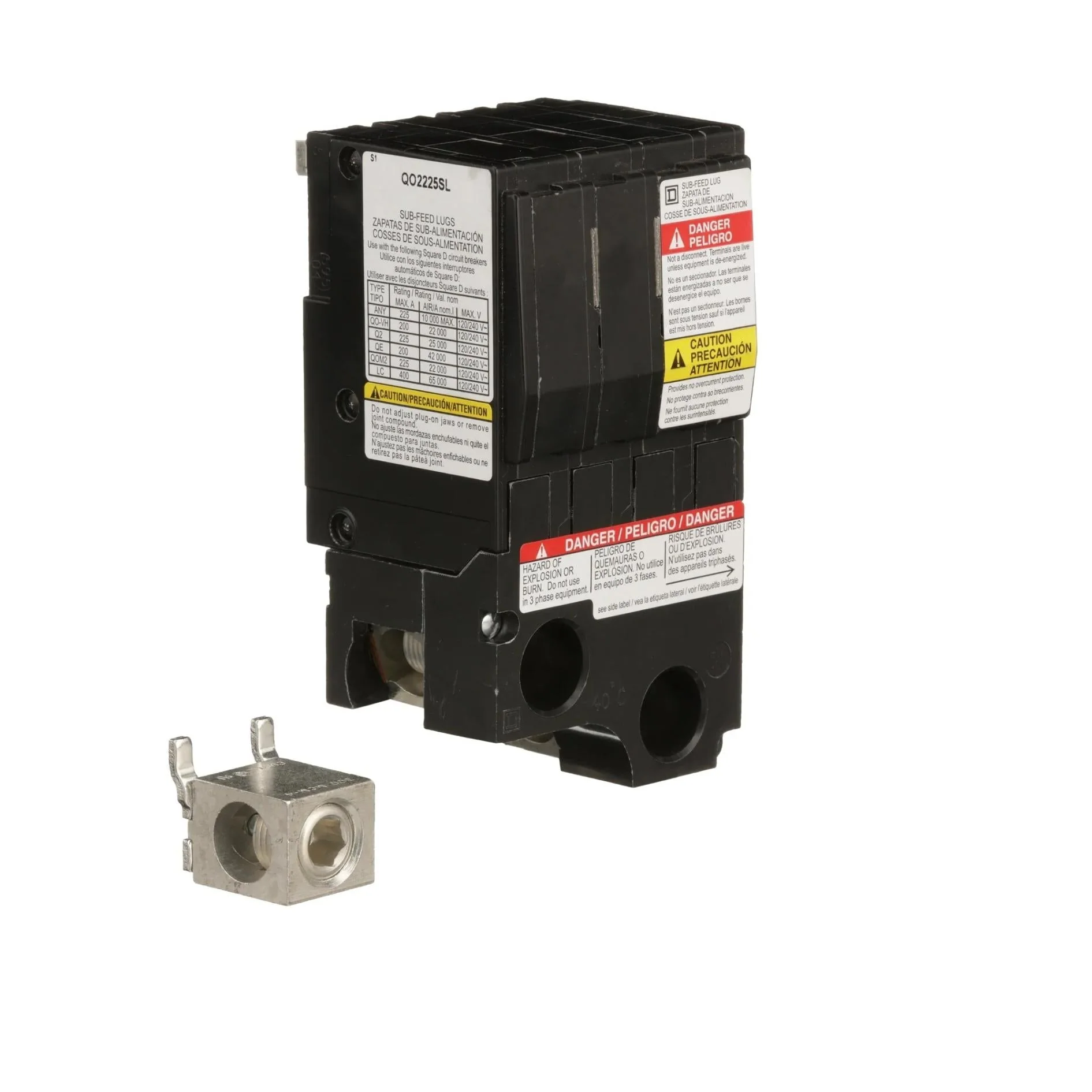 QO2225SL - Square D - Lug kit - Image 2