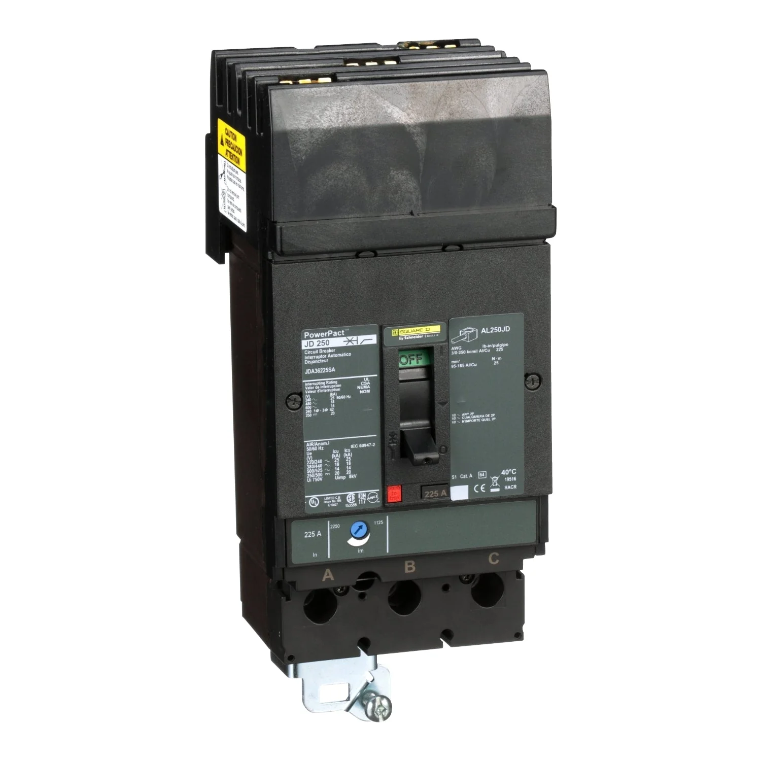 JDA36225SA - Square D - Molded Case Circuit Breakers