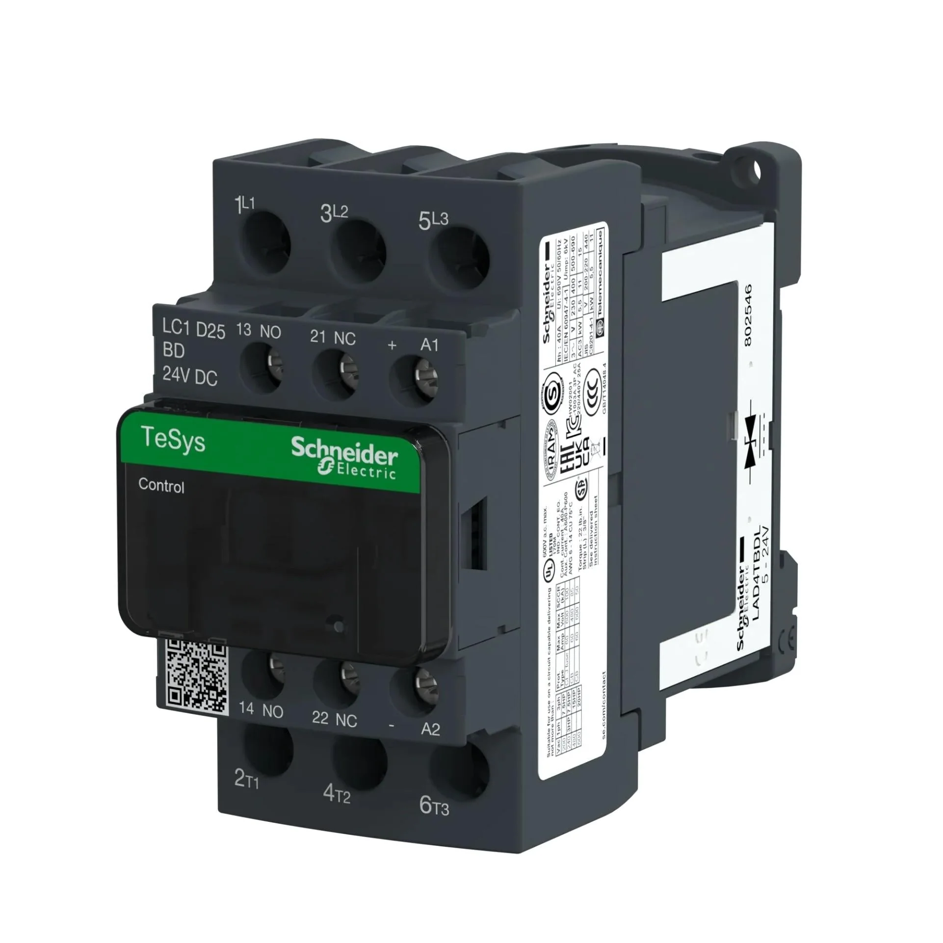 LC1D25BD - Square D - Contactor - Image 3