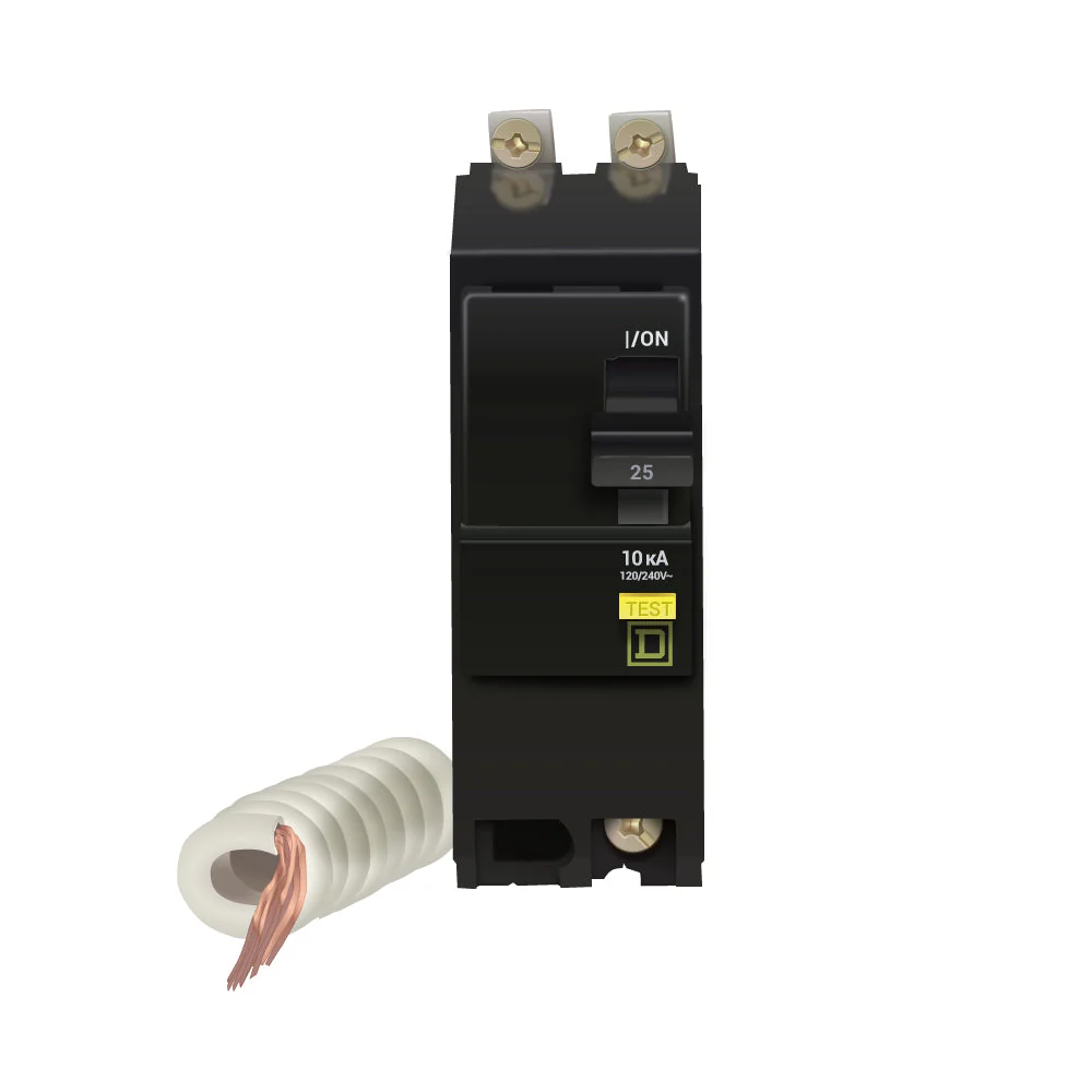 QOB225GFI - Square D - 25 Amp GFCI Circuit Breaker