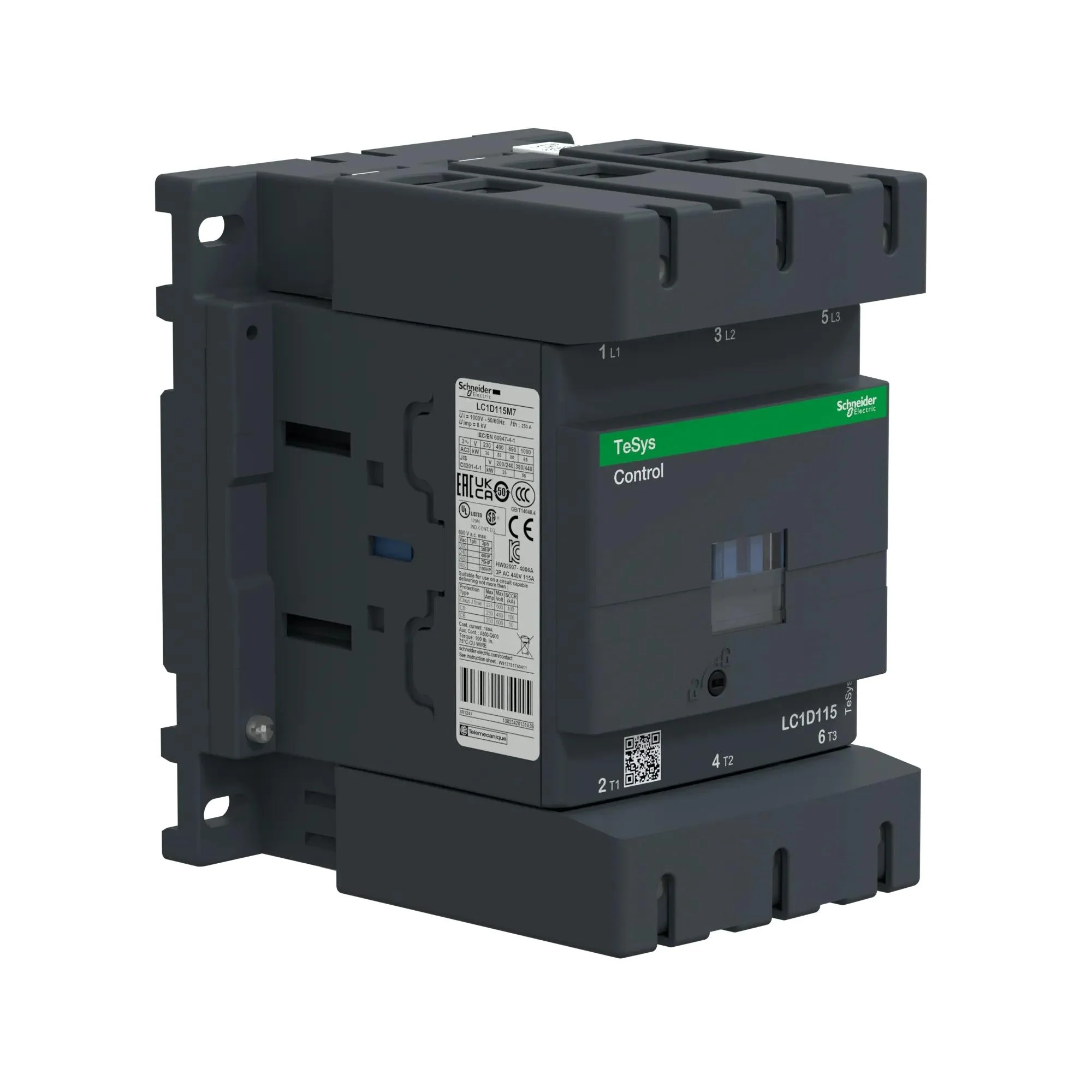LC1D115F7 - Square D - Contactor - Image 3