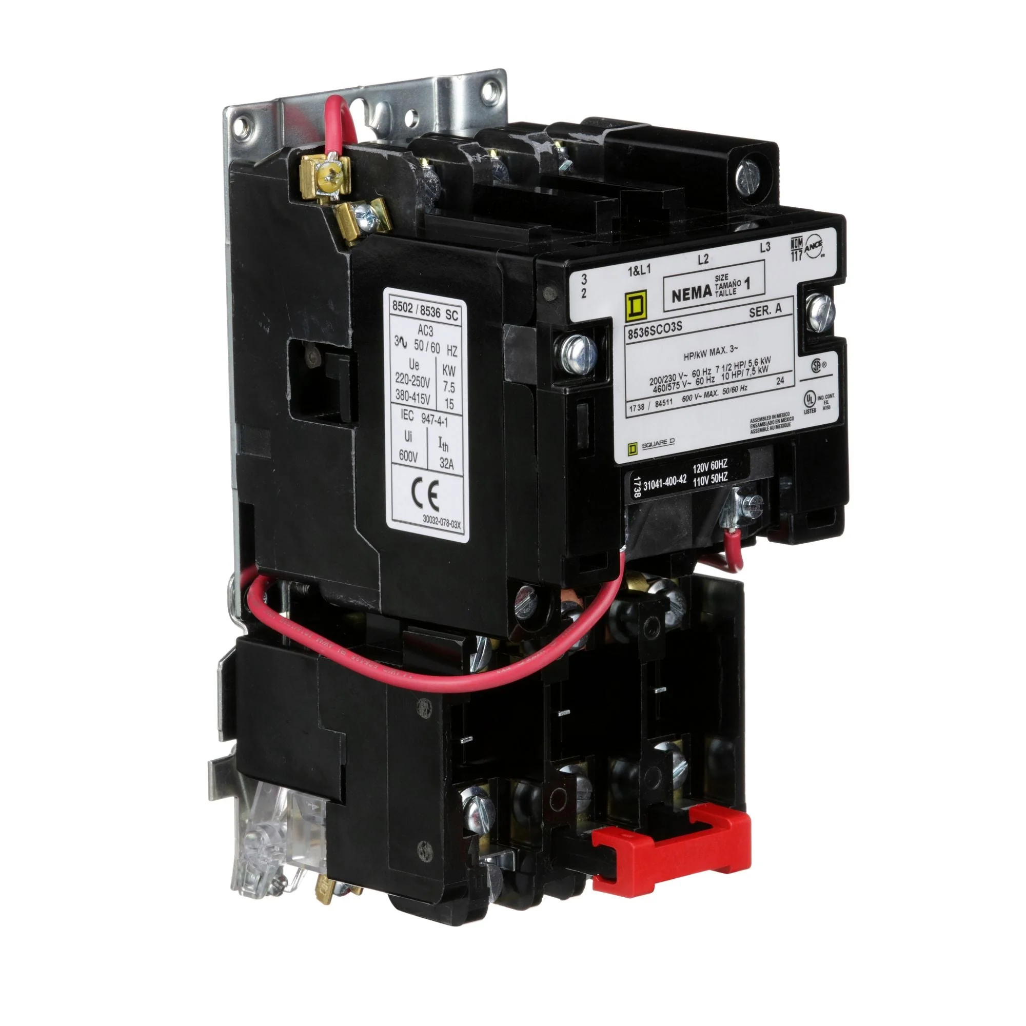 8536SCO3V06 - Square D - 27 Amp Electric Motor Starter - Image 2