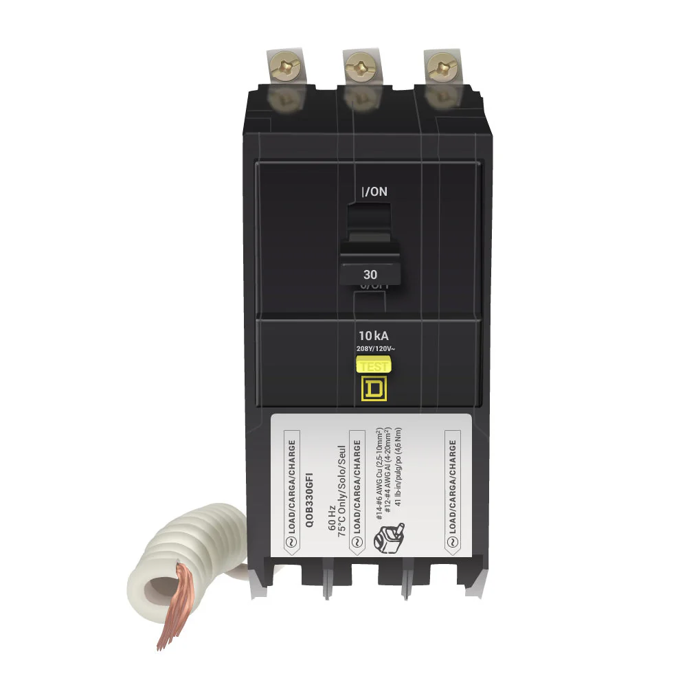 QOB330GFI - Square D - 30 Amp GFCI Breaker