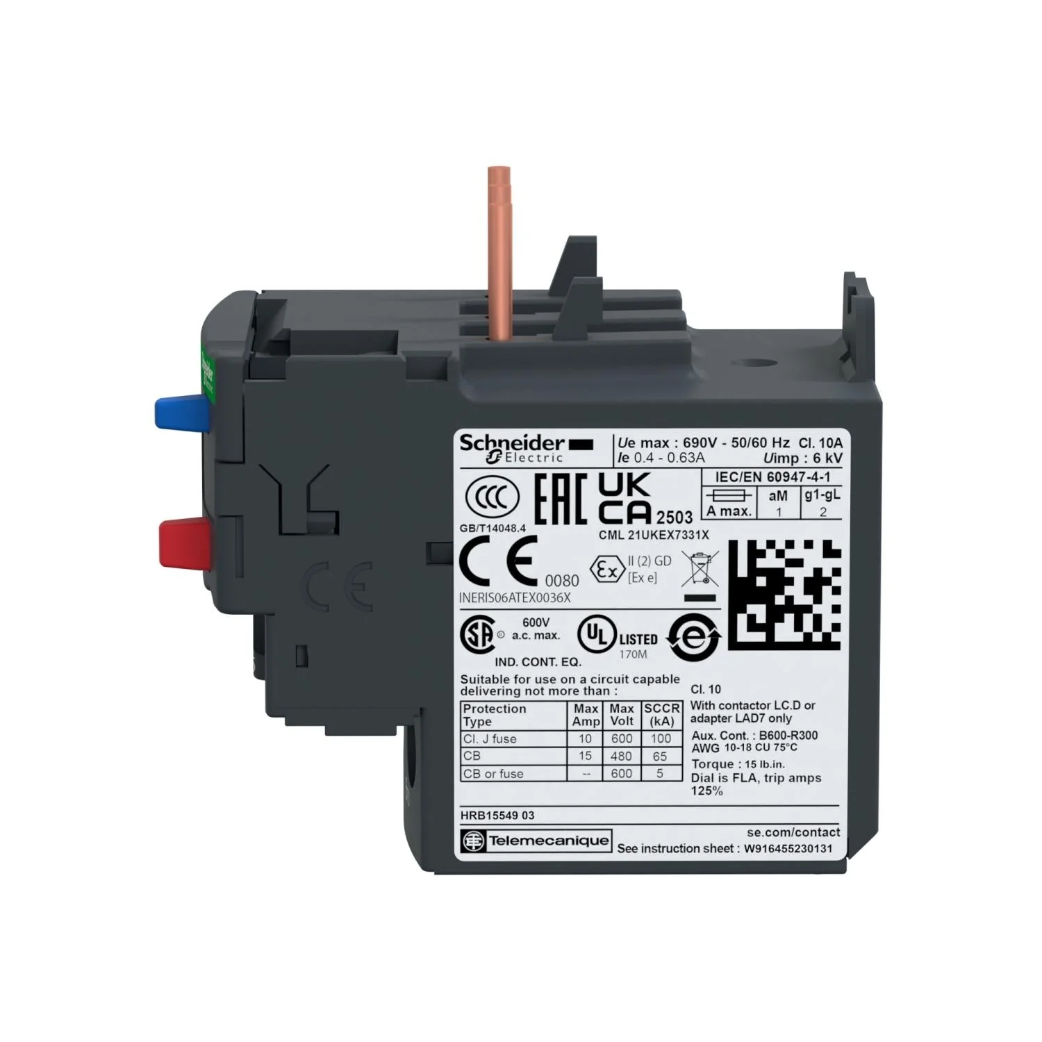 LRD086 - Square D - Overload Relay - Image 4