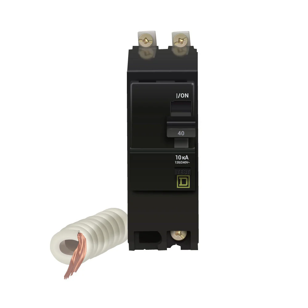 QOB240EPD - Square D - 40 Amp 30 mA GFEP Breaker