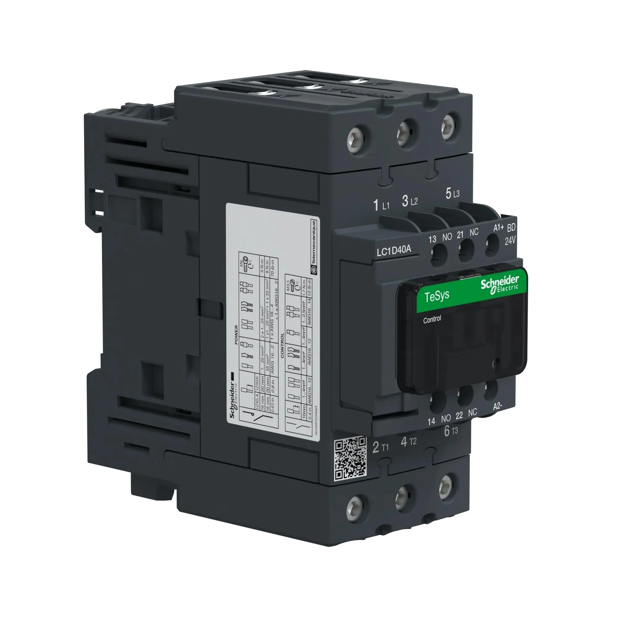 LC1D40ABD - Square D - Contactor - Image 3
