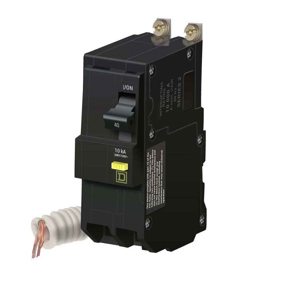 QOB240GFI - Square D - 40 Amp GFCI Circuit Breaker - Image 2