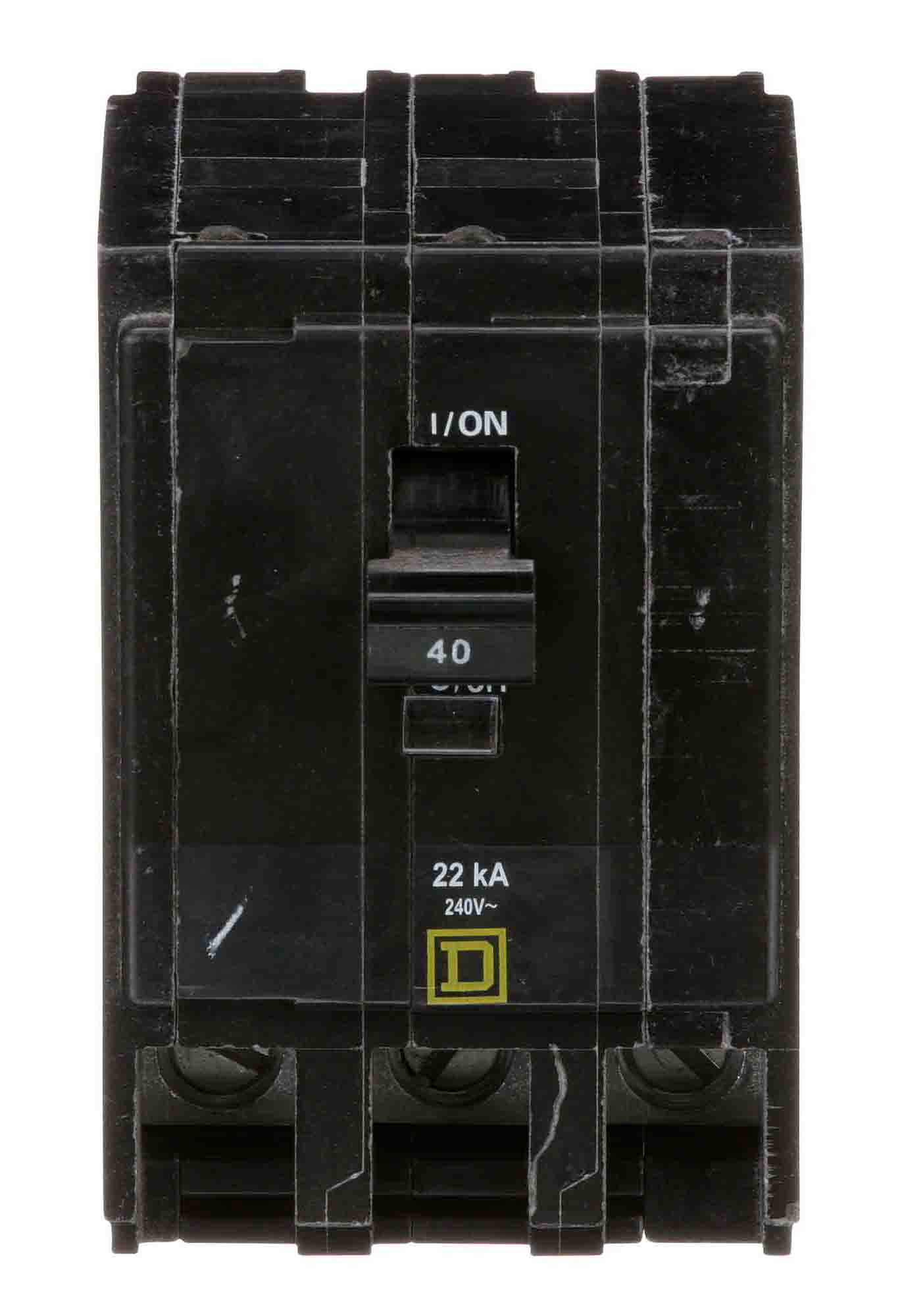 QO340VH - Square D - 40 Amp Molded Case Circuit Breaker
