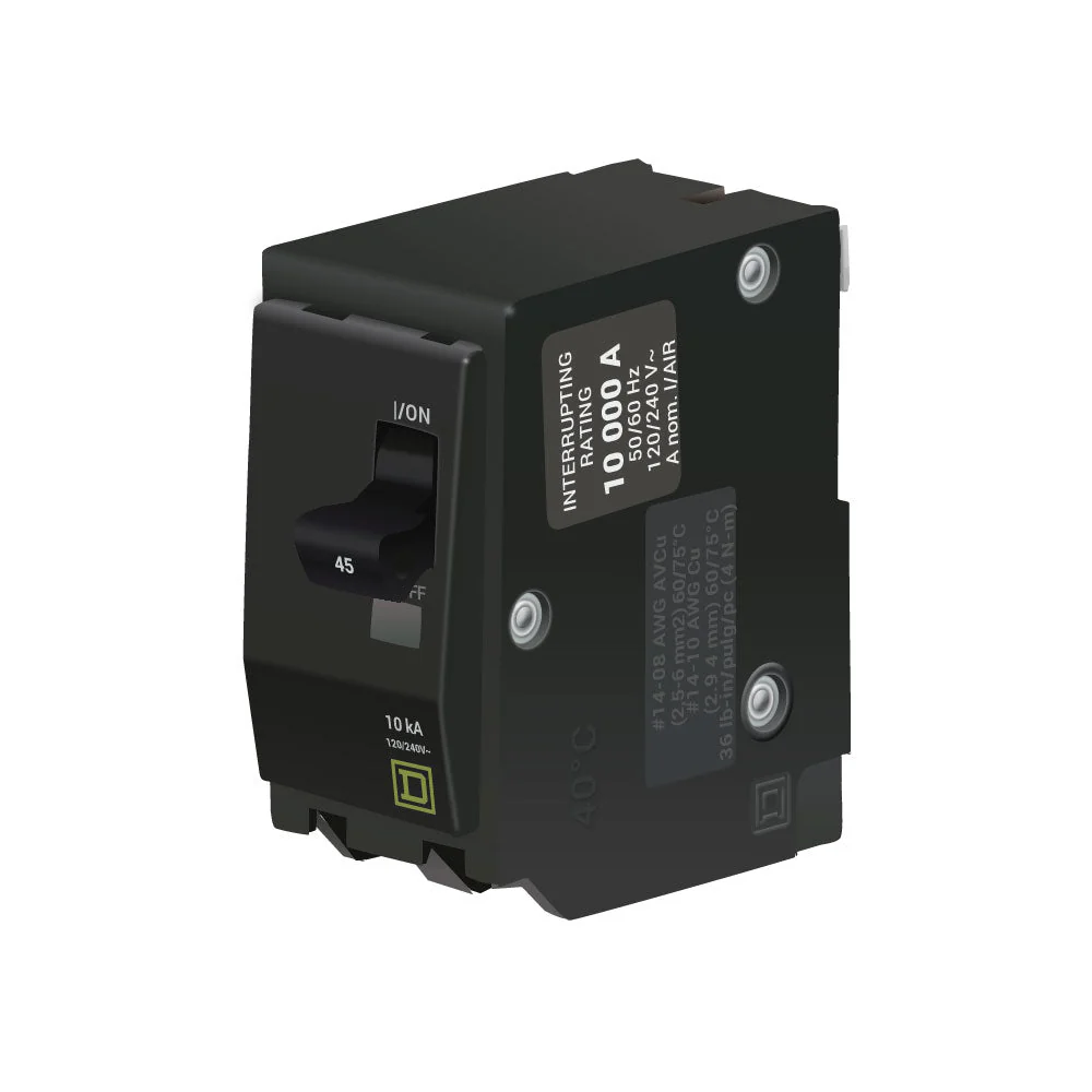 QO245 - Square D - 45 Amp Circuit Breaker - Image 2