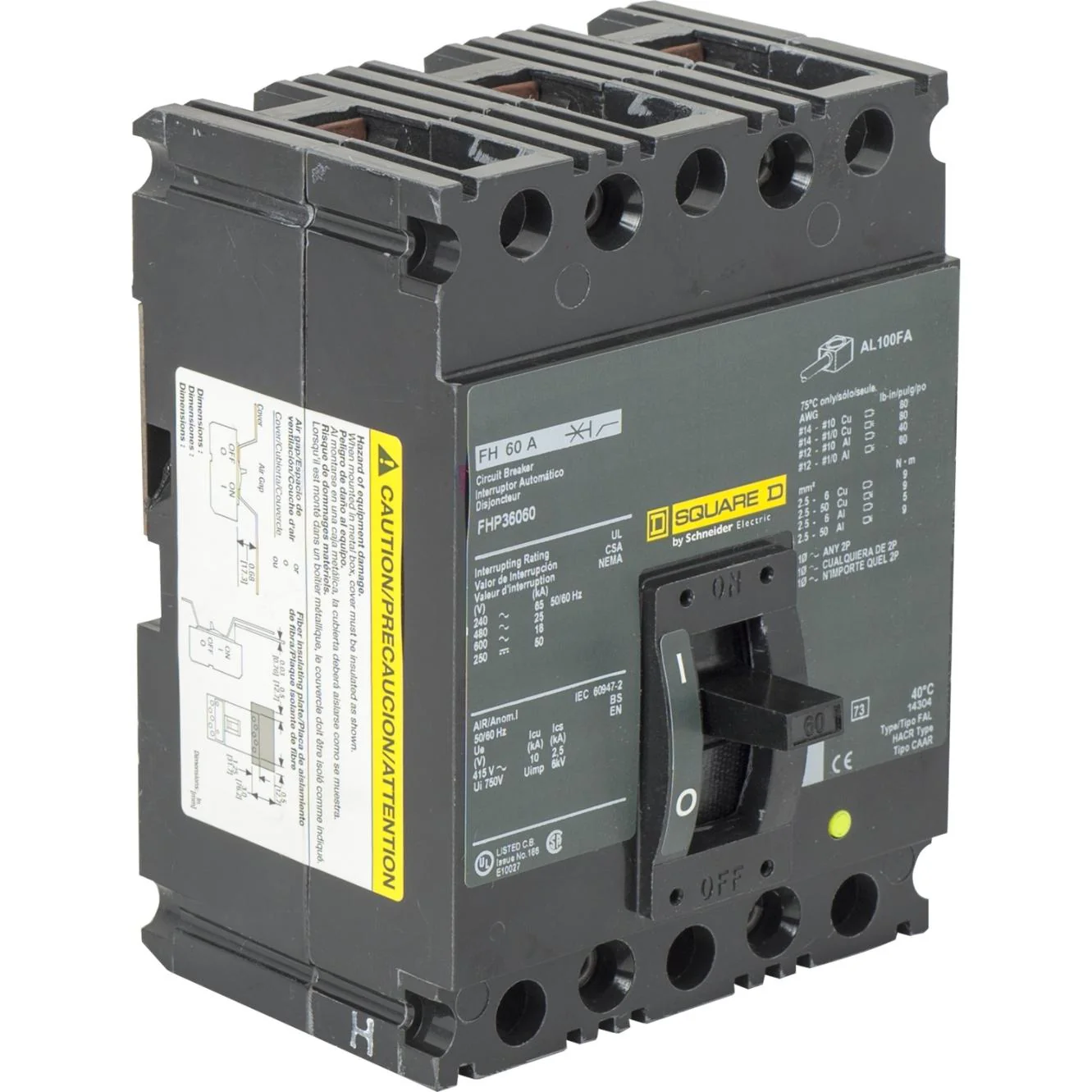 FHP3605016M - Square D - Molded Case Circuit Breaker