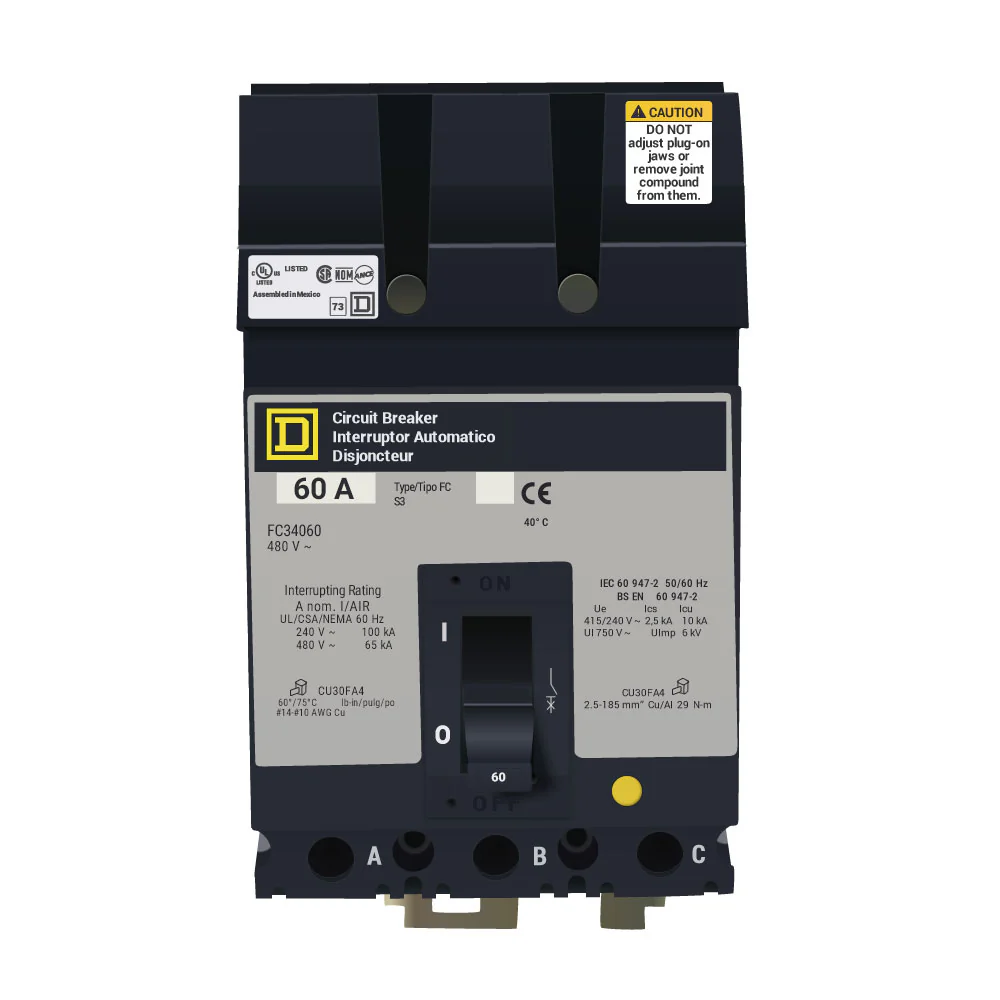 FC34060 - Square D - 60 Amp Molded Case Circuit Breaker