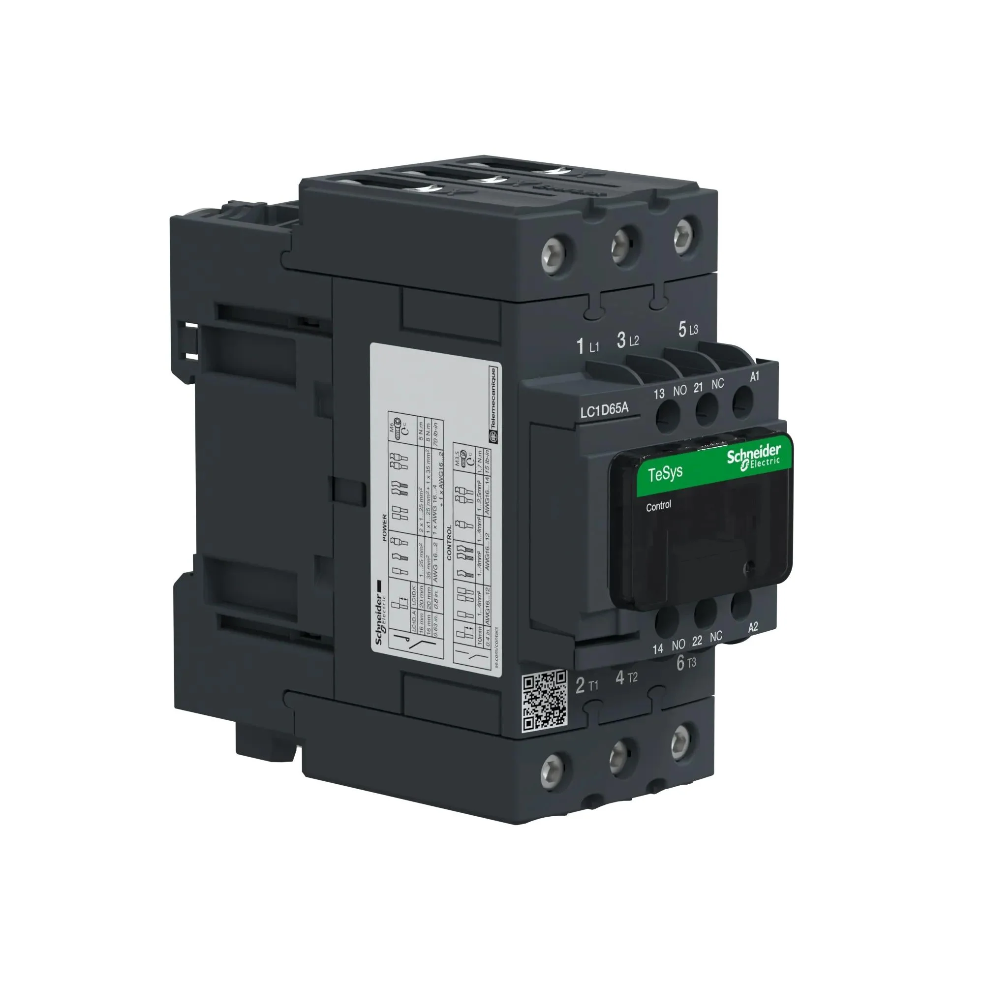 LC1D65AP7 - Square D - Contactor - Image 3