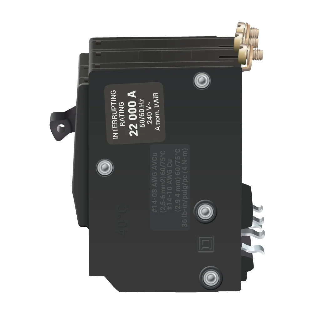 QOB380VH - Square D - 80 Amp 22kA Circuit Breaker - Image 3