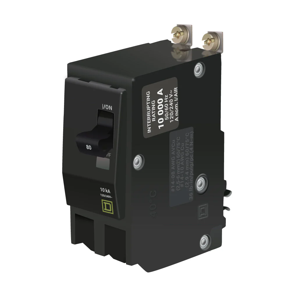 QOB280 - Square D - 80 Amp Circuit Breaker - Image 2