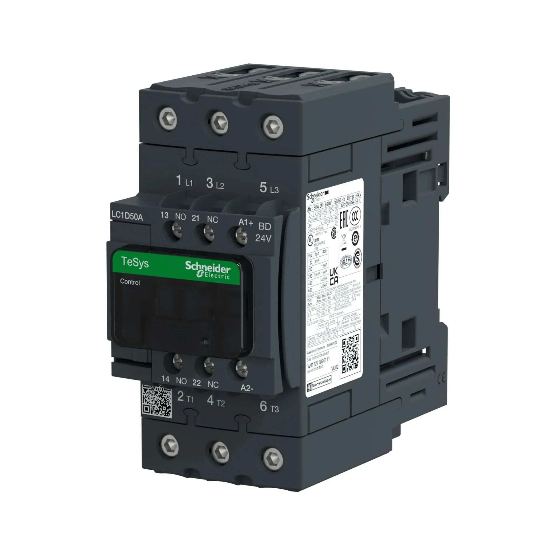 LC1D50ABD - Square D - Contactor - Image 4