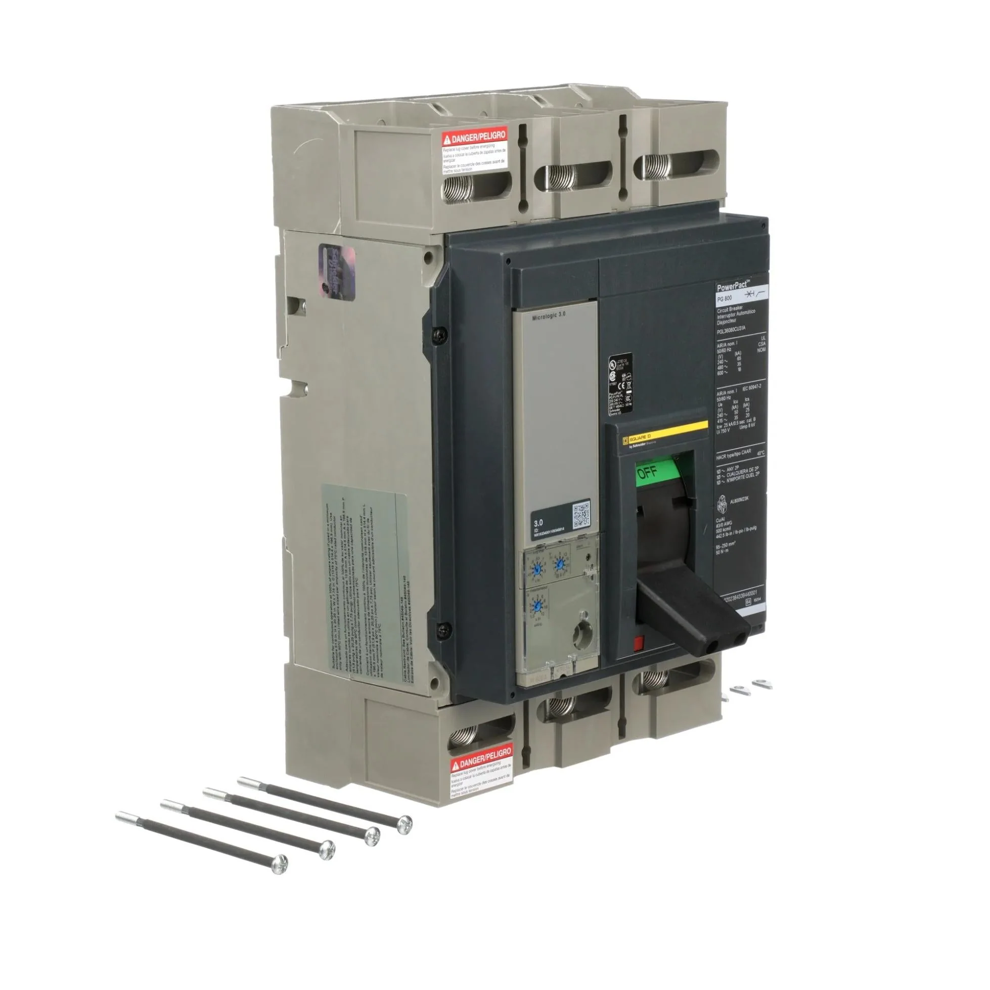 PGL36080CU31A - Square D - Molded Case Circuit Breaker - Image 2