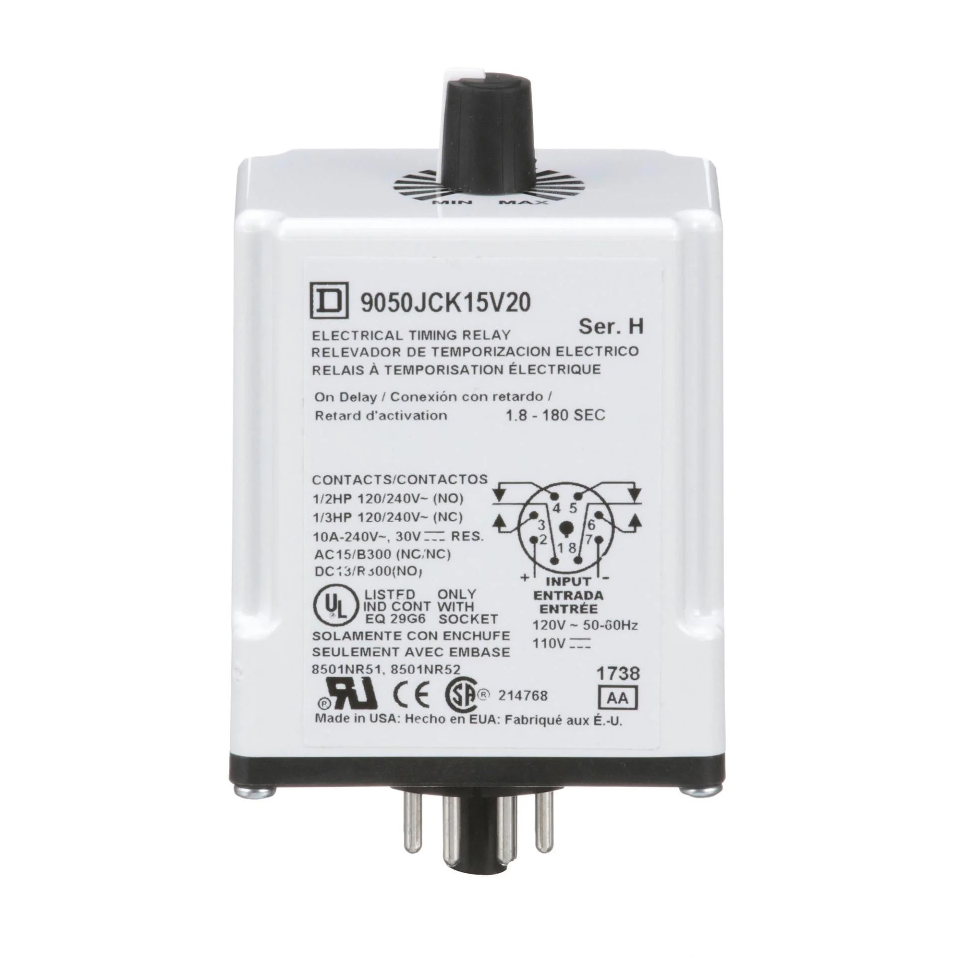 9050JCK15V20 - Square D
- Automation Relay