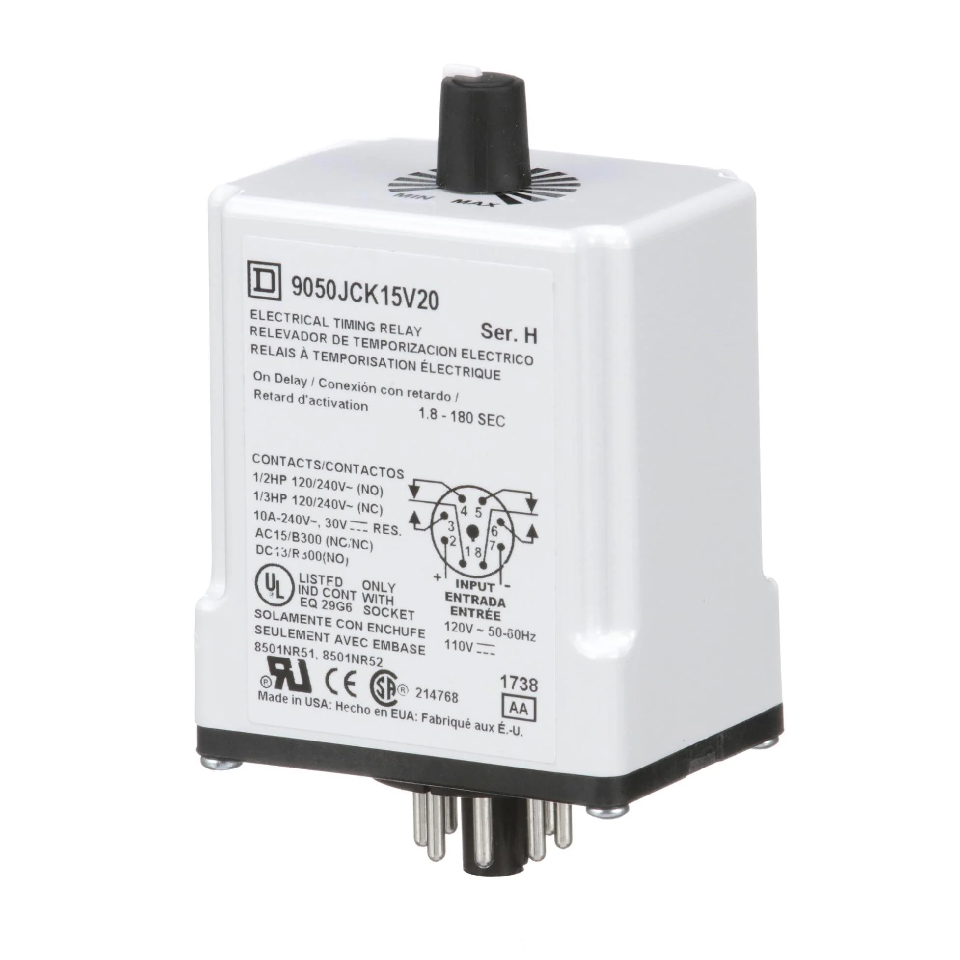 9050JCK15V20 - Square D
- Automation Relay - Image 3