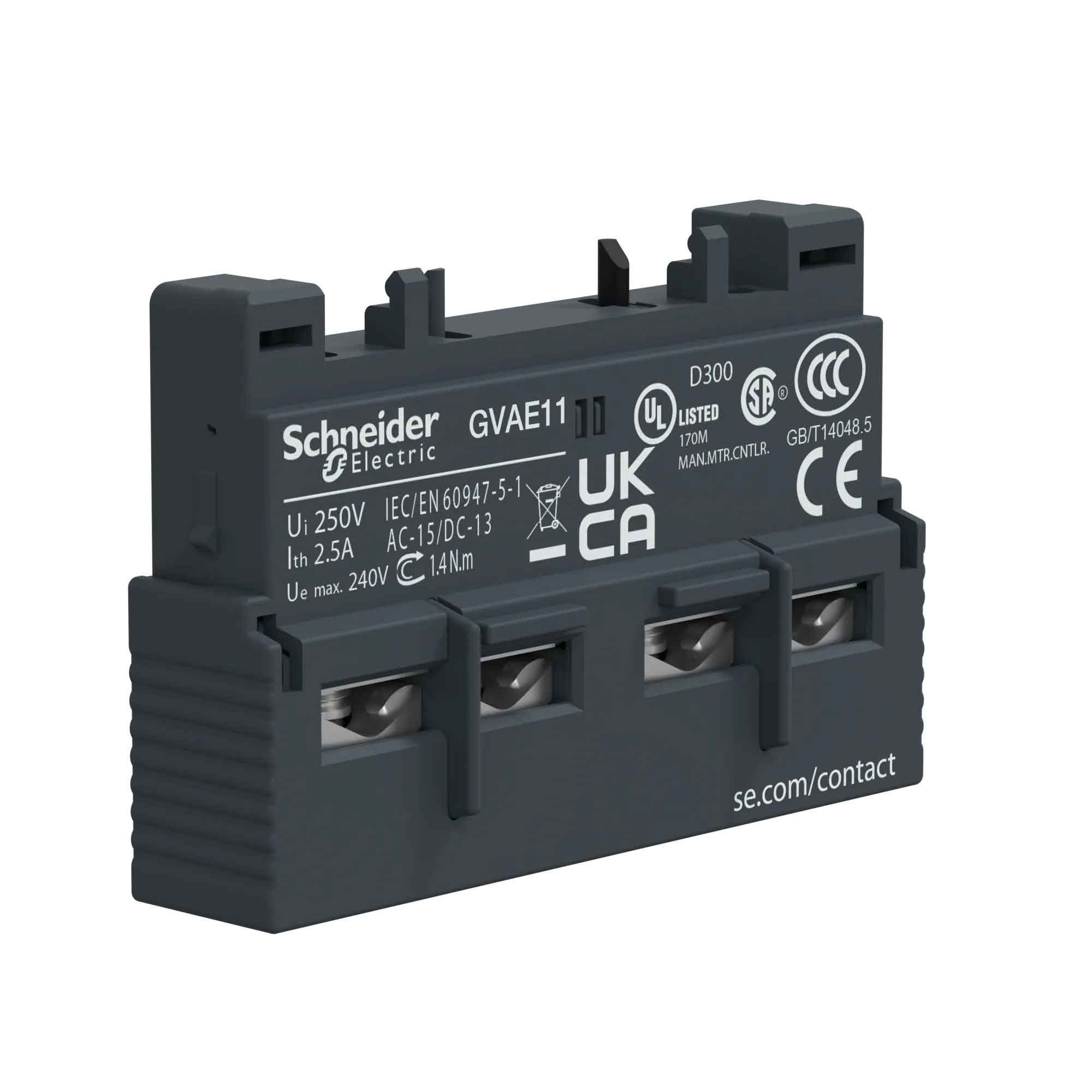 GVAE11 - Square D - Contactor And Motor Starter Auxiliary - Image 2