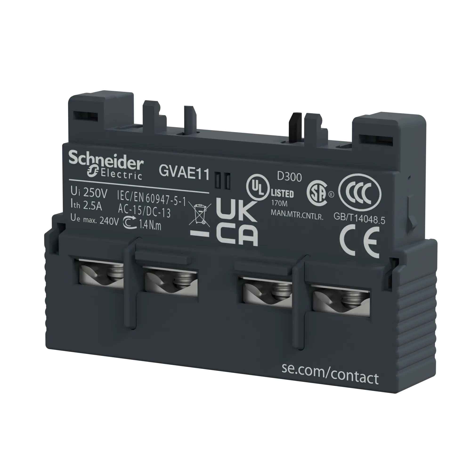 GVAE11 - Square D - Contactor And Motor Starter Auxiliary - Image 3
