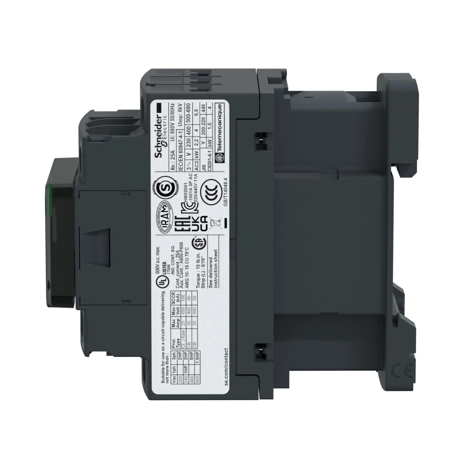 LC1D09BD - Square D - Contactor - Image 3