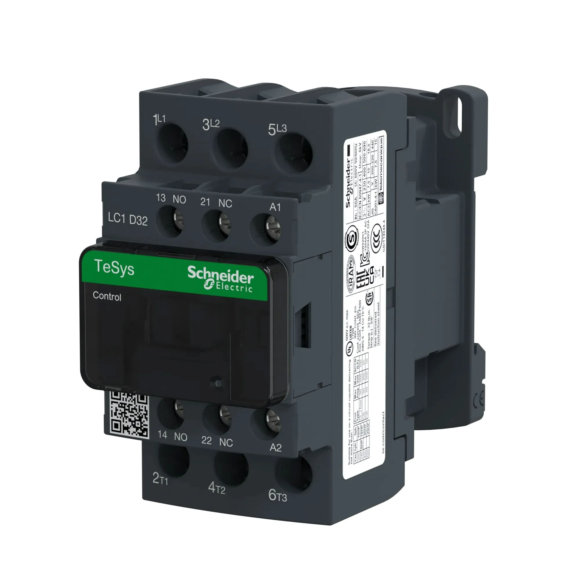 LC1D32G7 - Square D - Contactor - Image 3