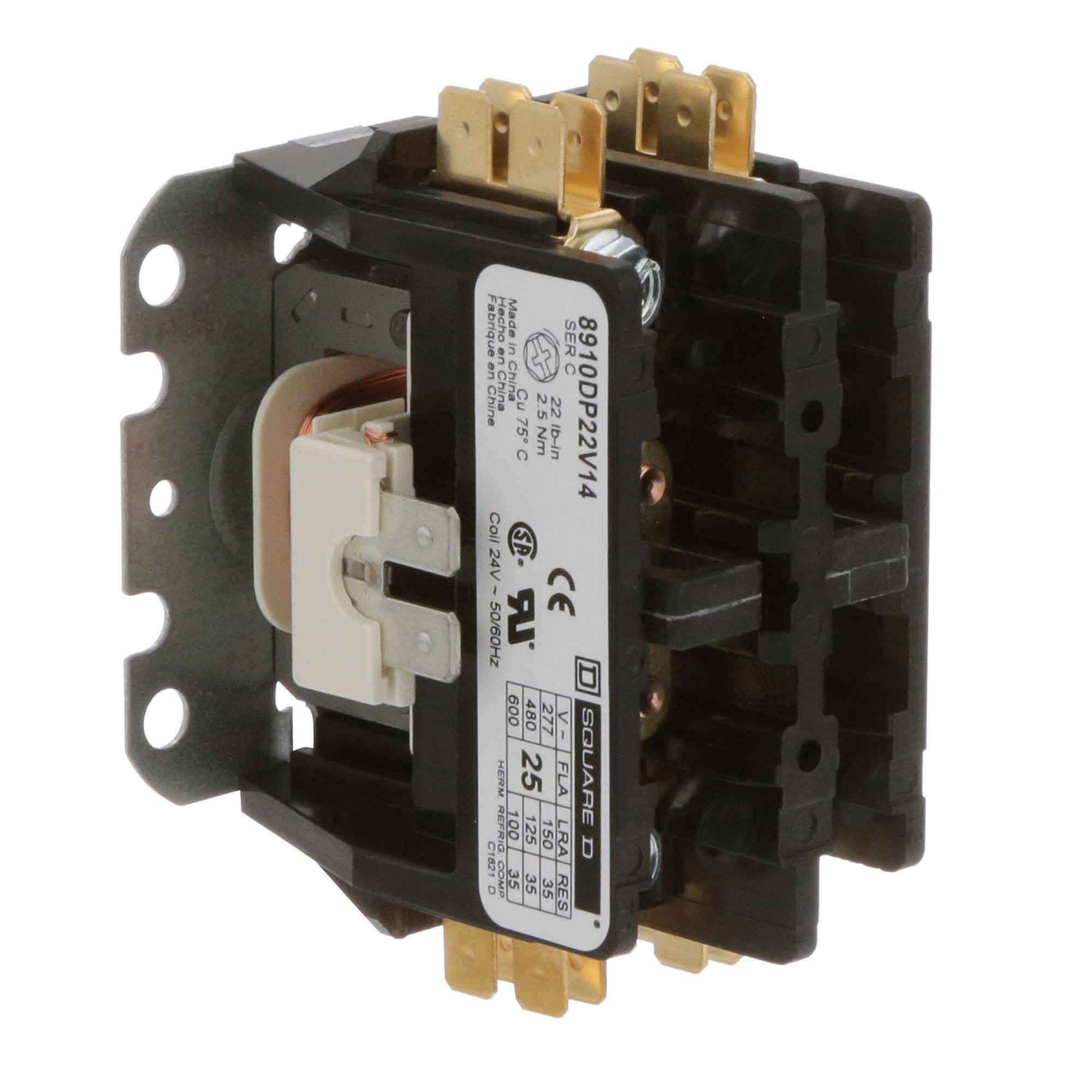 8910DP22V14 - Square D - Definite Purpose Contactor - Image 2