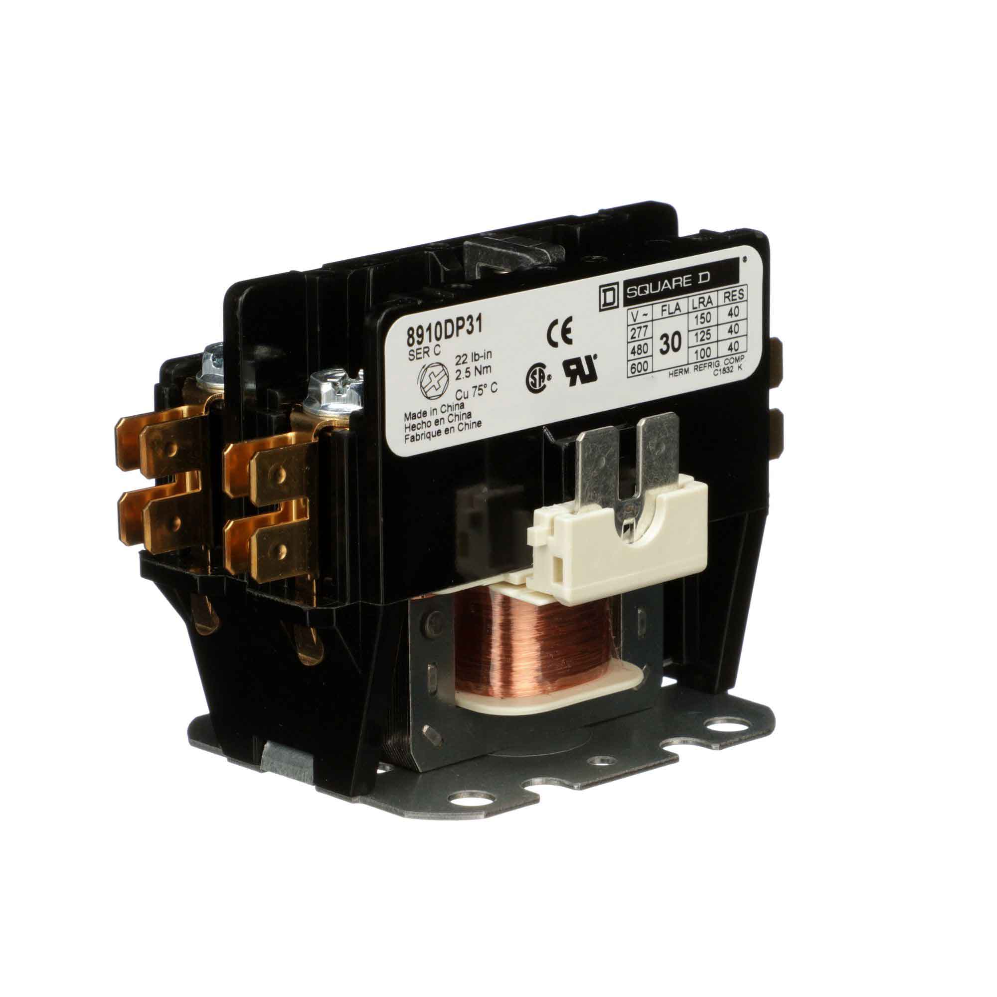 8910DP31V04 - Square D - Definite Purpose Contactor - Image 2