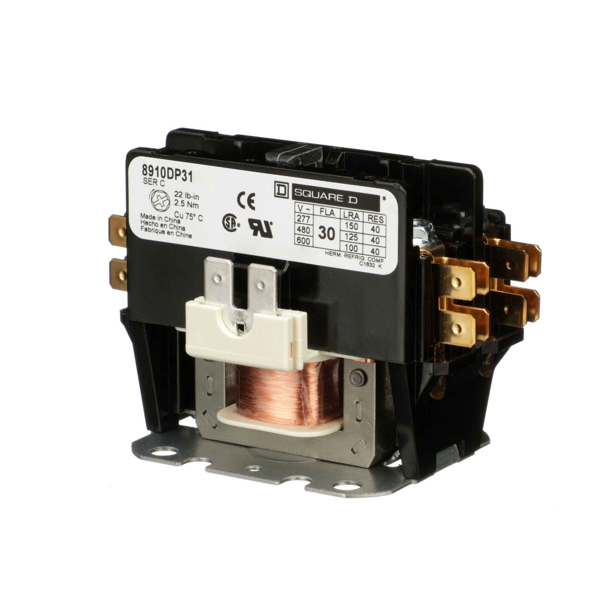 8910DP31V04 - Square D - Definite Purpose Contactor - Image 3