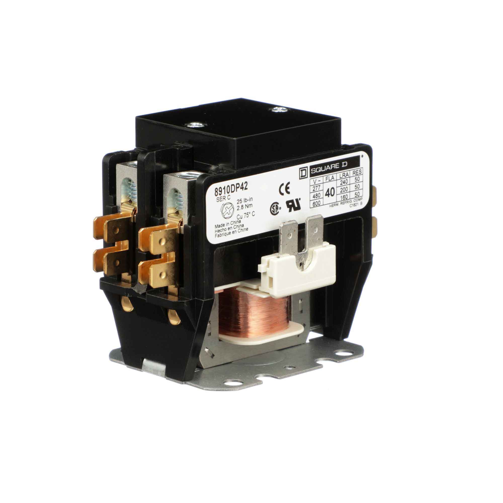 8910DP42V09 - Square D - Definite Purpose Contactor - Image 2