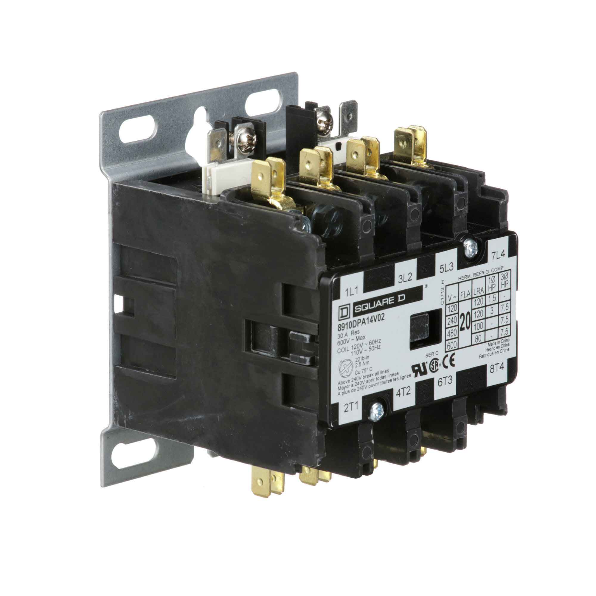8910DPA14V02 - Square D - Definite Purpose Contactor - Image 2