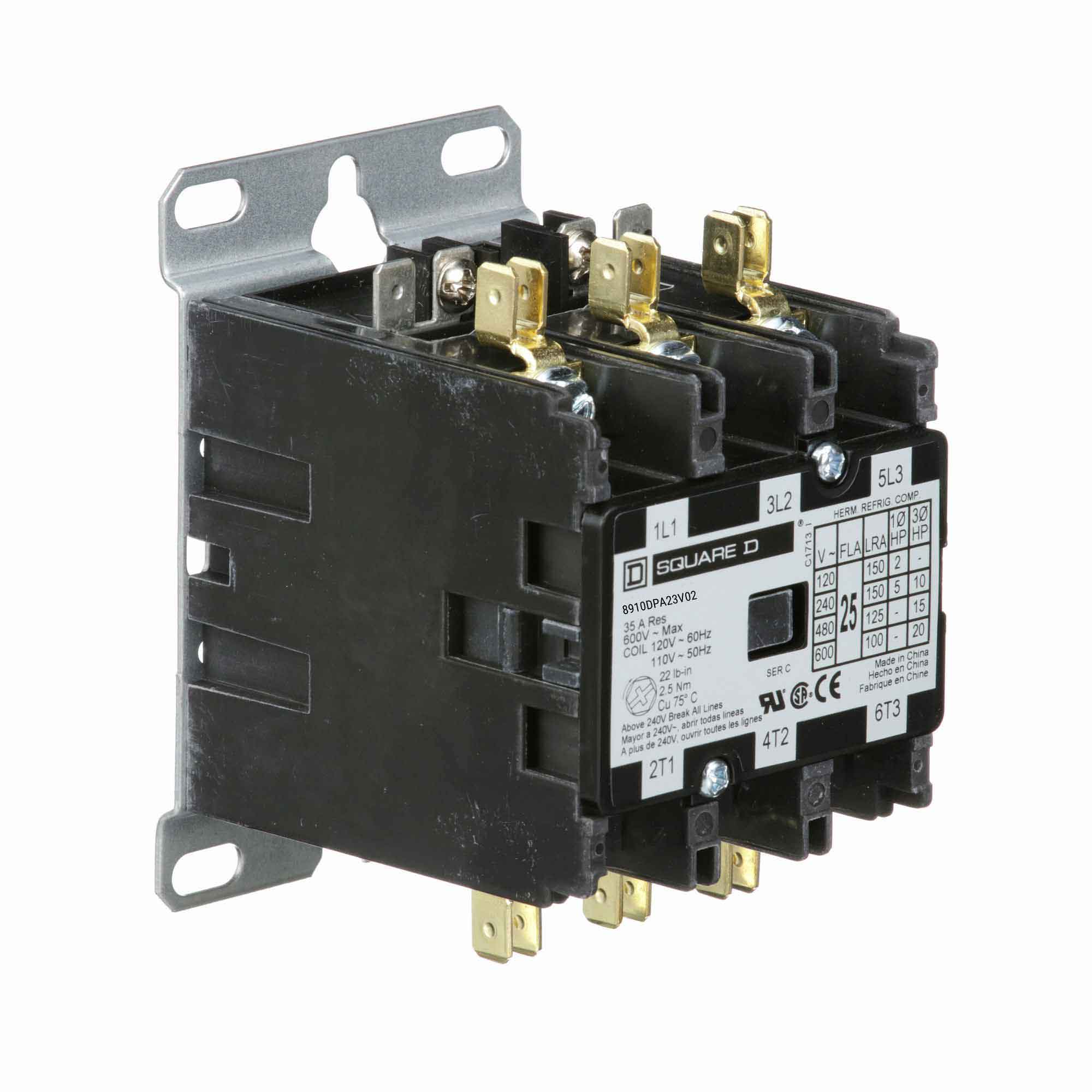 8910DPA23V02 - Square D - Definite Purpose Contactor - Image 2