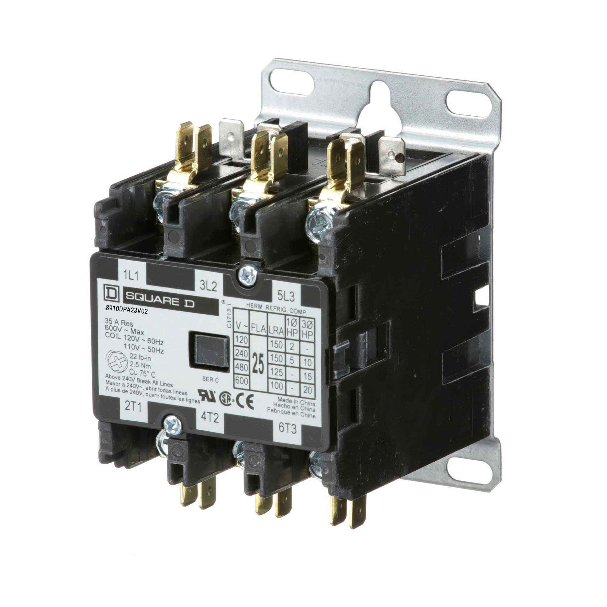 8910DPA23V02 - Square D - Definite Purpose Contactor - Image 3