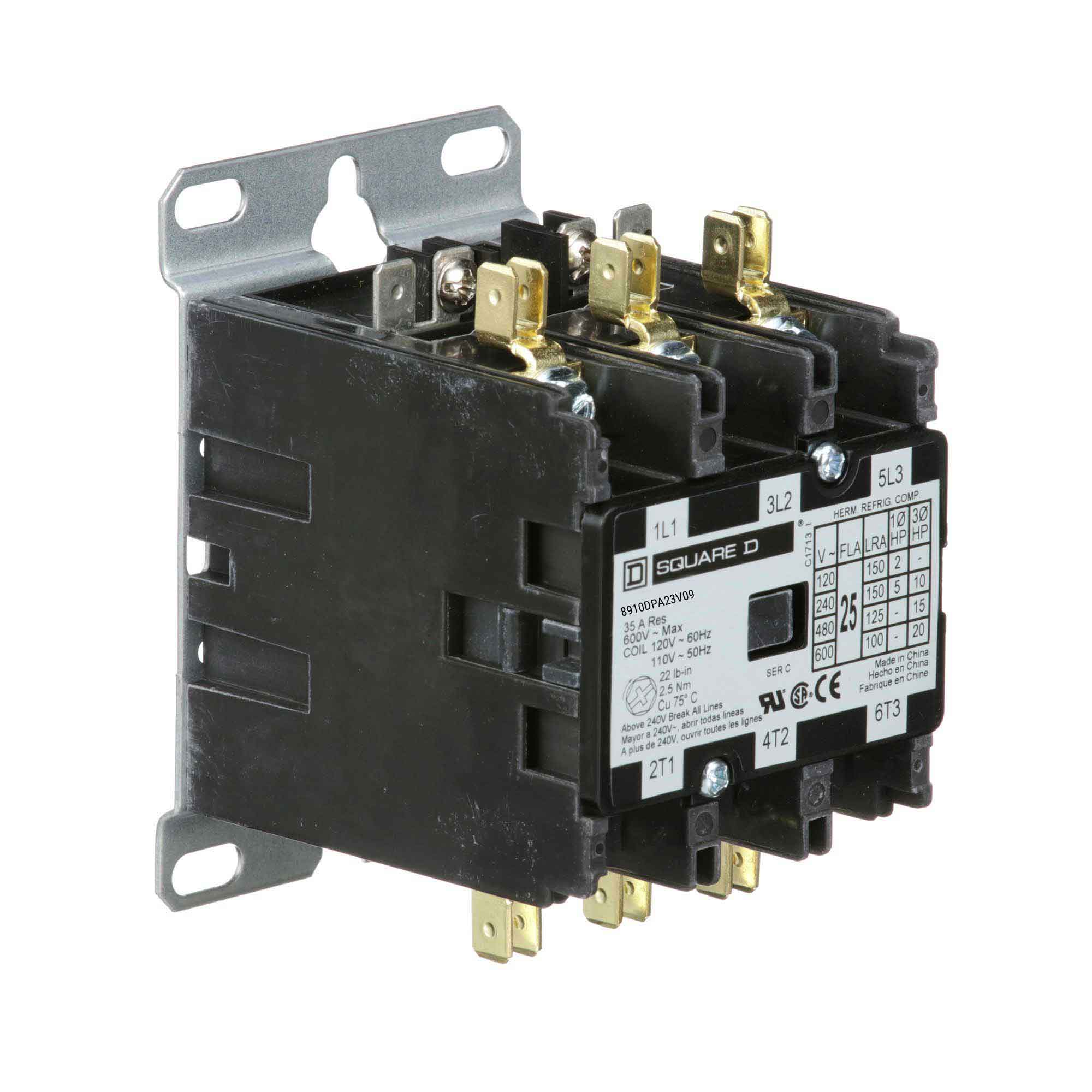 8910DPA23V09 - Square D - Definite Purpose Contactor - Image 2