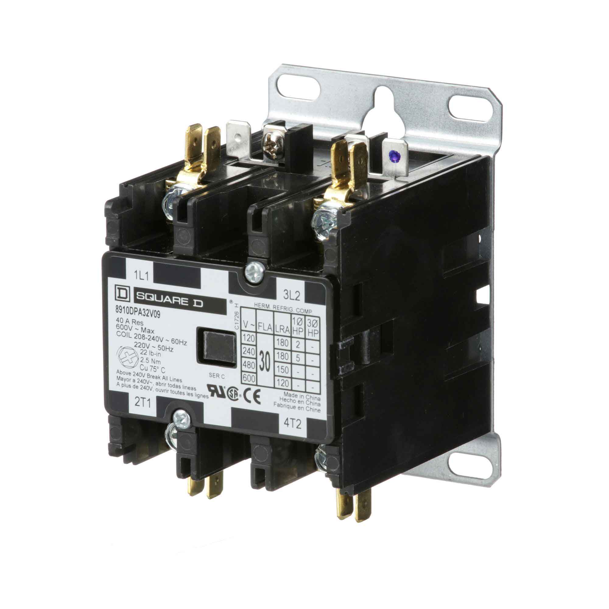 8910DPA32V09 - Square D - Definite Purpose Contactor - Image 3