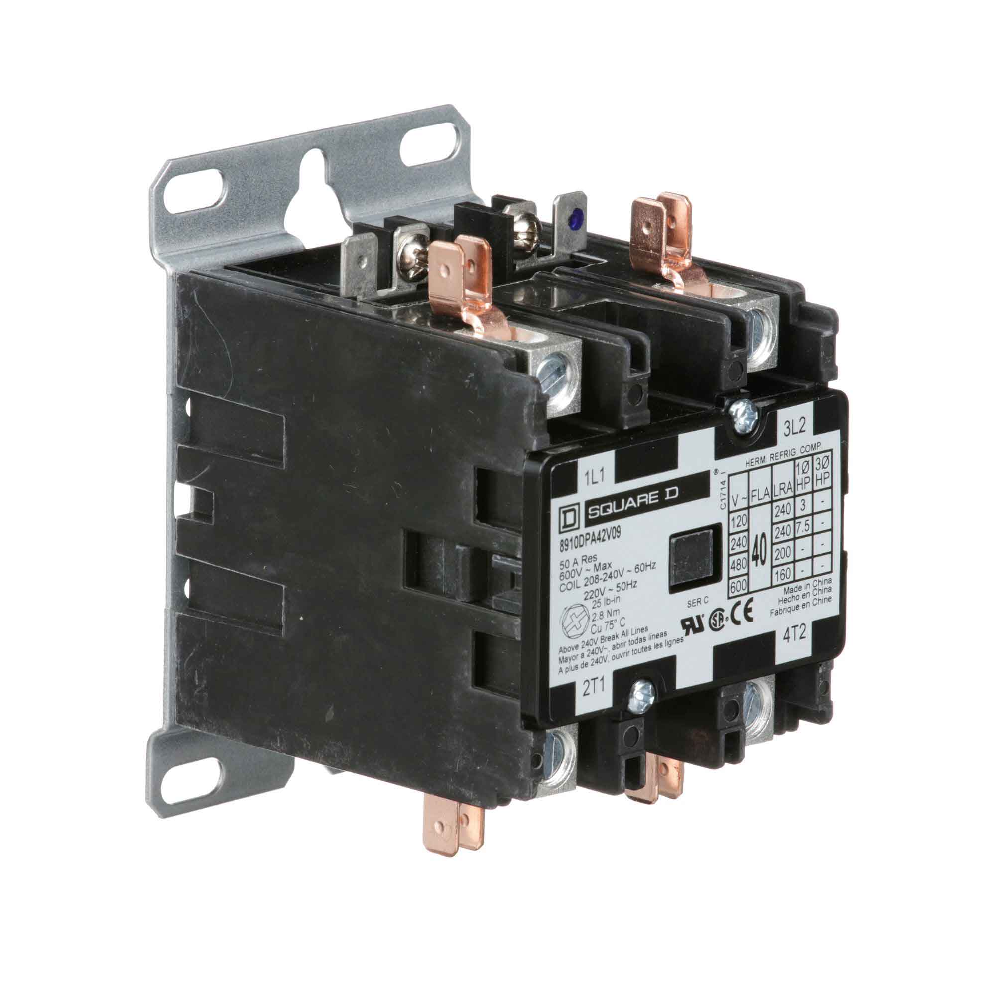 8910DPA42V09 - Square D - Definite Purpose Contactor - Image 2