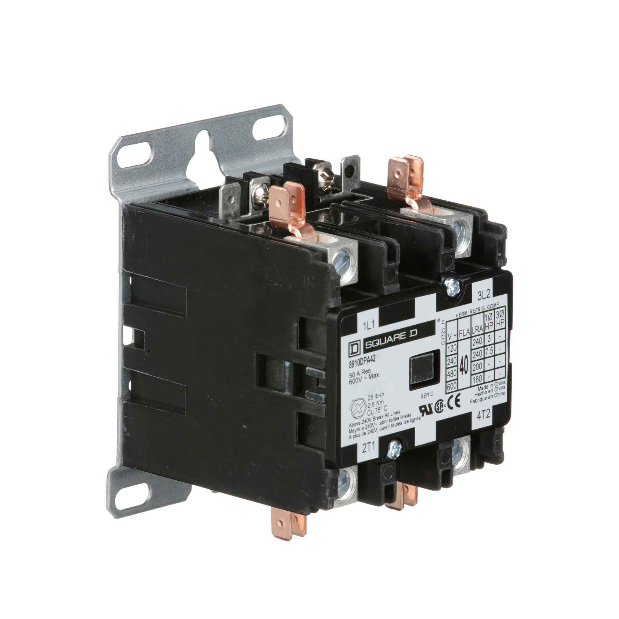 8910DPA42V14 - Square D - Definite Purpose Contactor - Image 2